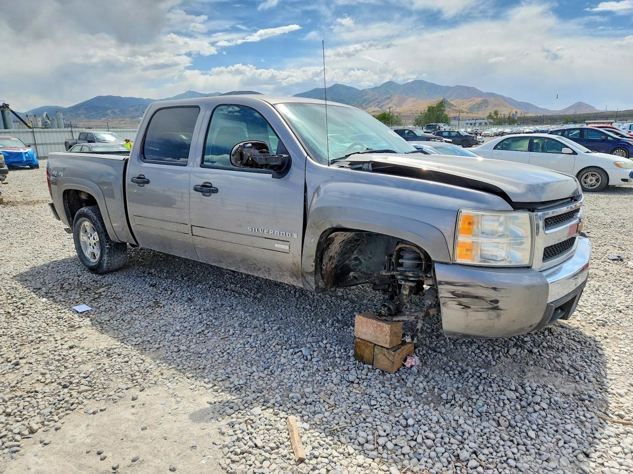 2008 Chevrolet Silverado K1500 Gray vin: 3GCEK13398G100231