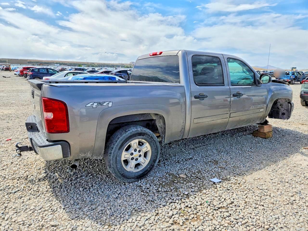 2008 Chevrolet Silverado K1500 Gray vin: 3GCEK13398G100231