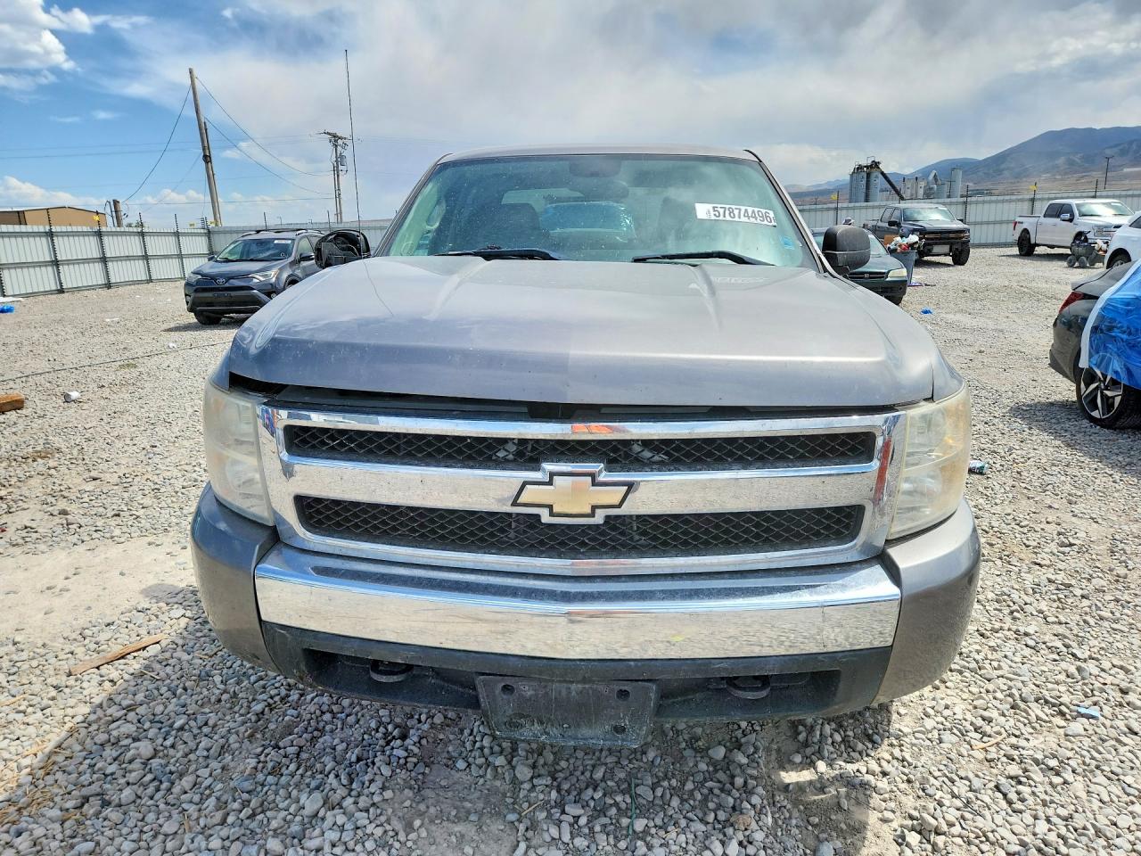 2008 Chevrolet Silverado K1500 Gray vin: 3GCEK13398G100231