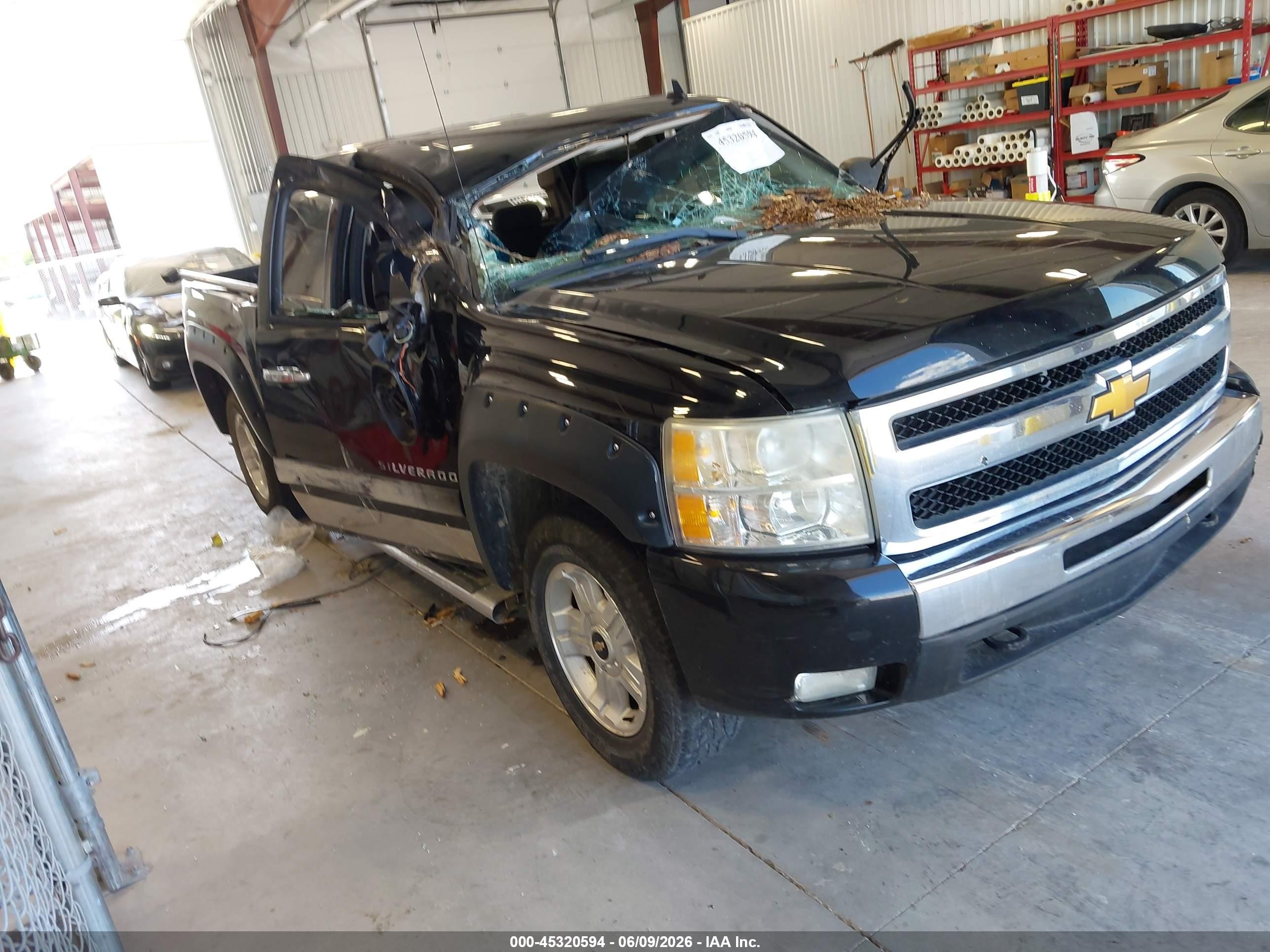 2009 Chevrolet Silverado 1500 Ltz/work Truck Black vin: 3GCEK13399G144618