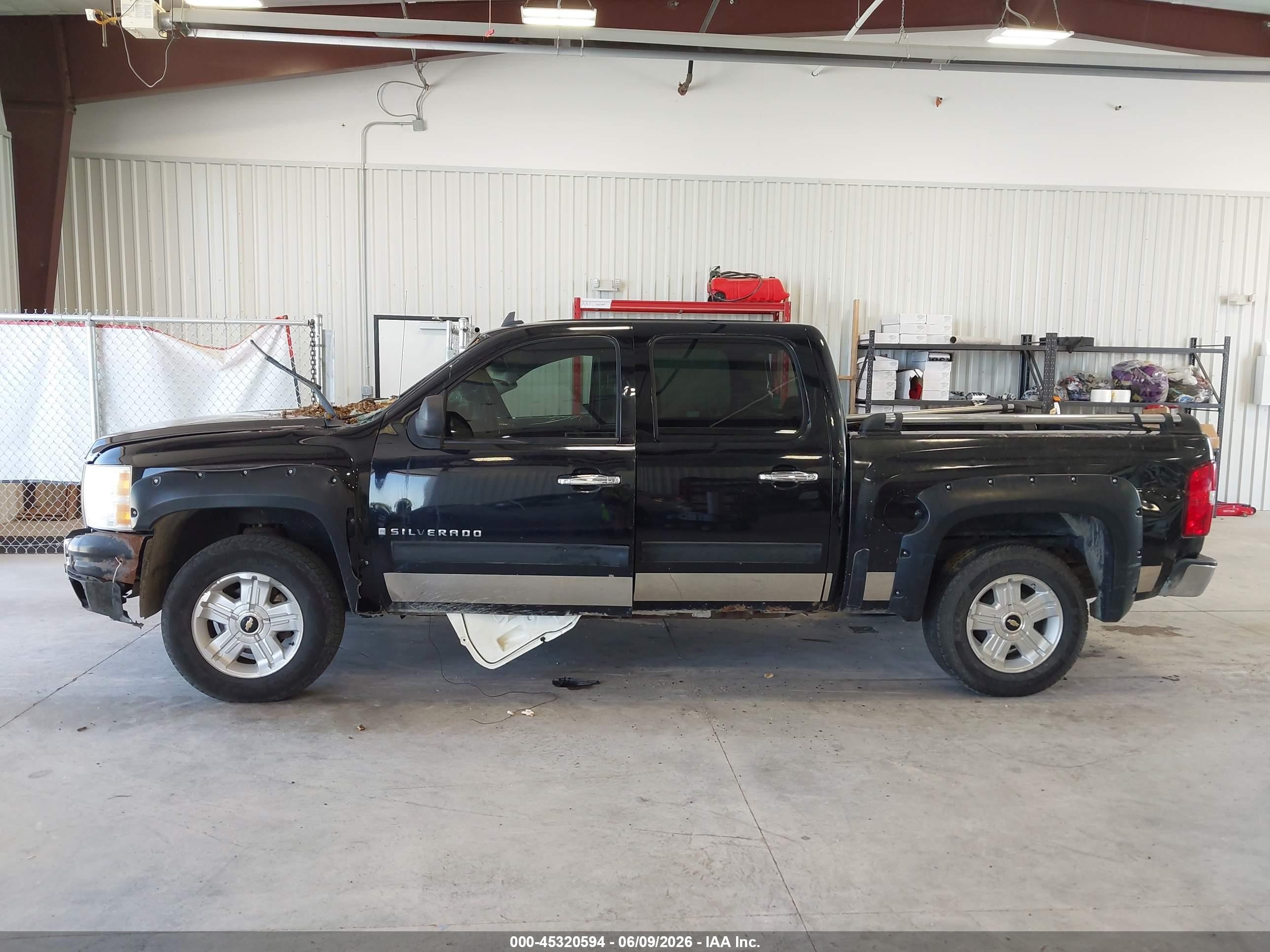 2009 Chevrolet Silverado 1500 Ltz/work Truck Black vin: 3GCEK13399G144618