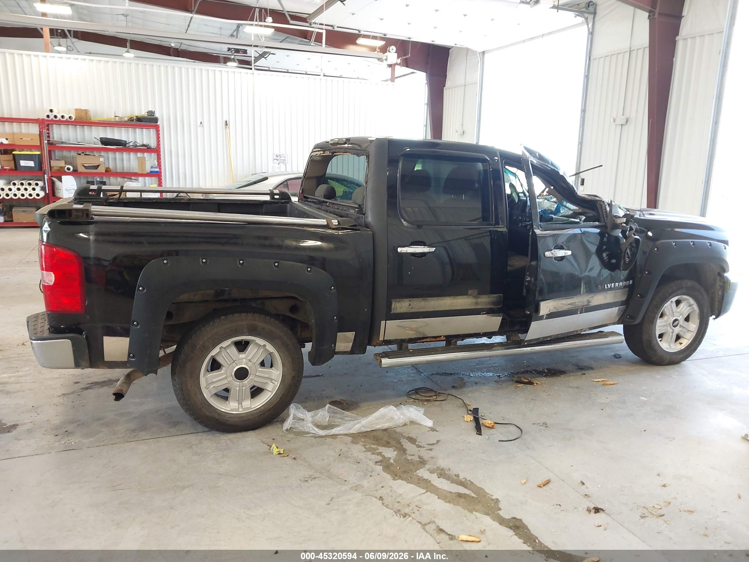 2009 Chevrolet Silverado 1500 Ltz/work Truck Black vin: 3GCEK13399G144618