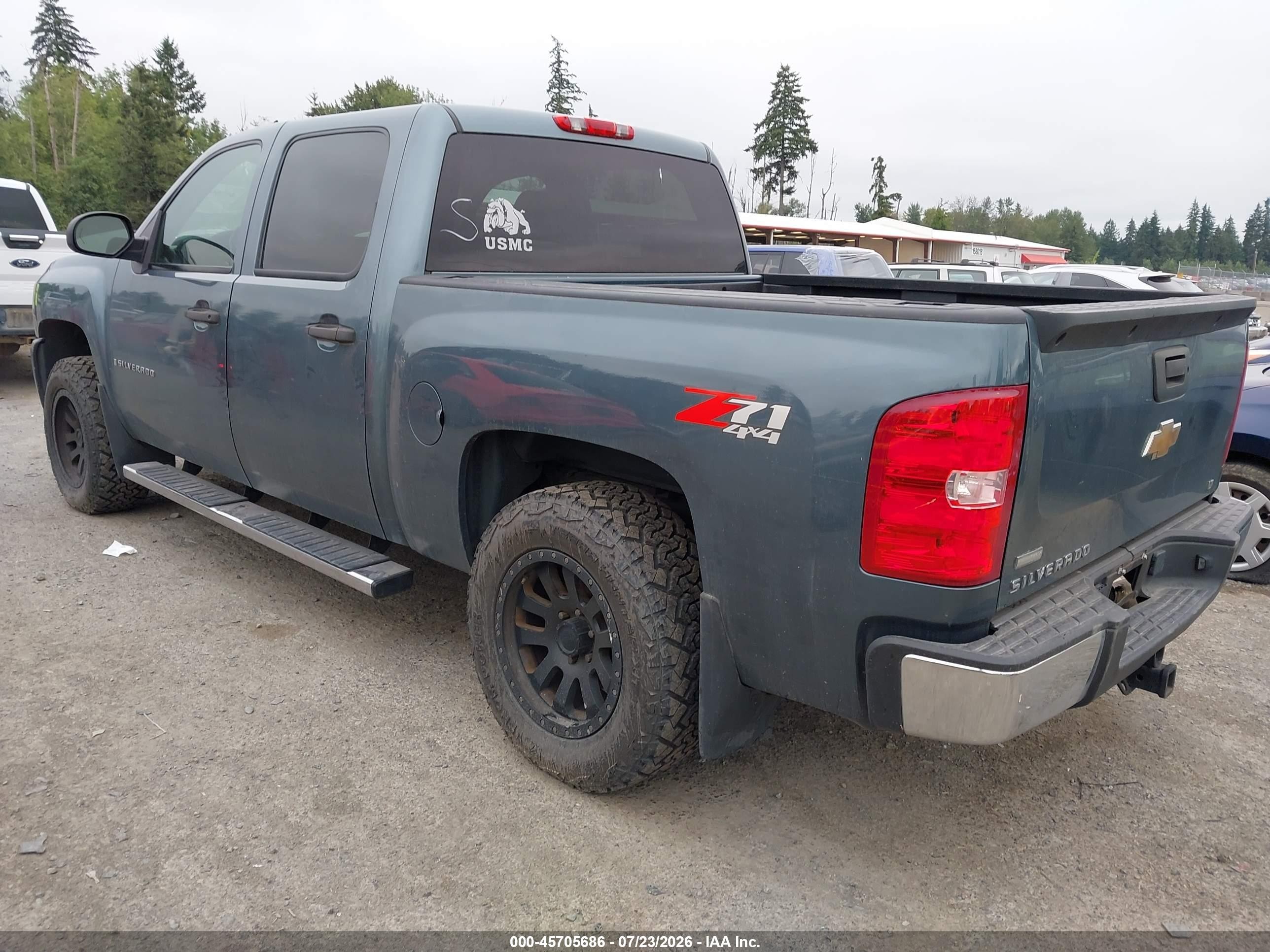 2009 Chevrolet Silverado 1500 Ltz/work Truck Gray vin: 3GCEK13399G192927