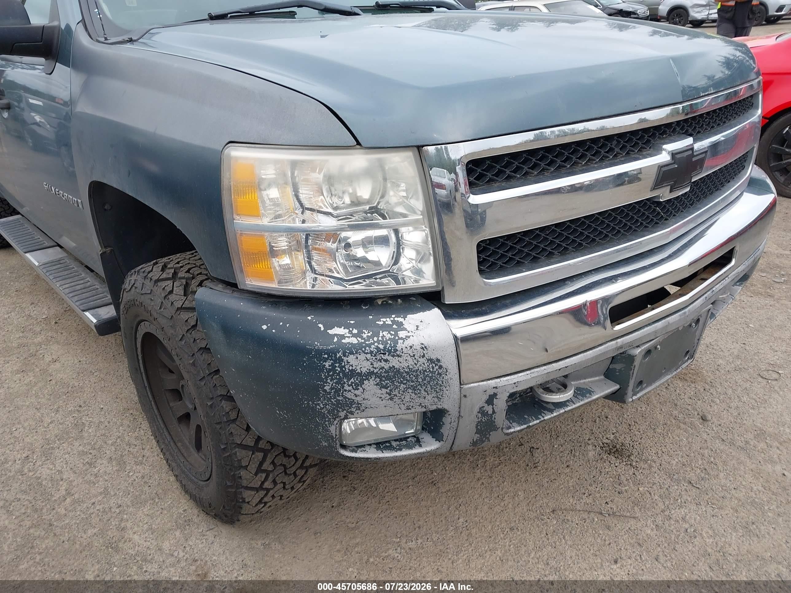 2009 Chevrolet Silverado 1500 Ltz/work Truck Gray vin: 3GCEK13399G192927