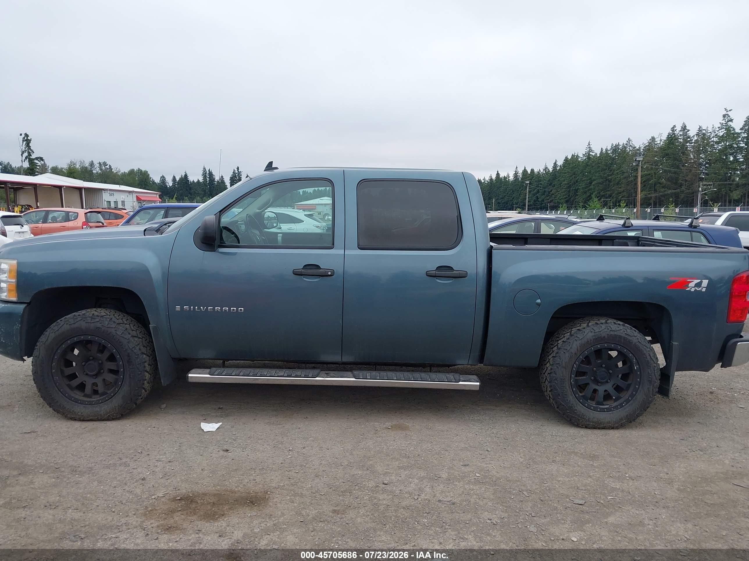2009 Chevrolet Silverado 1500 Ltz/work Truck Gray vin: 3GCEK13399G192927