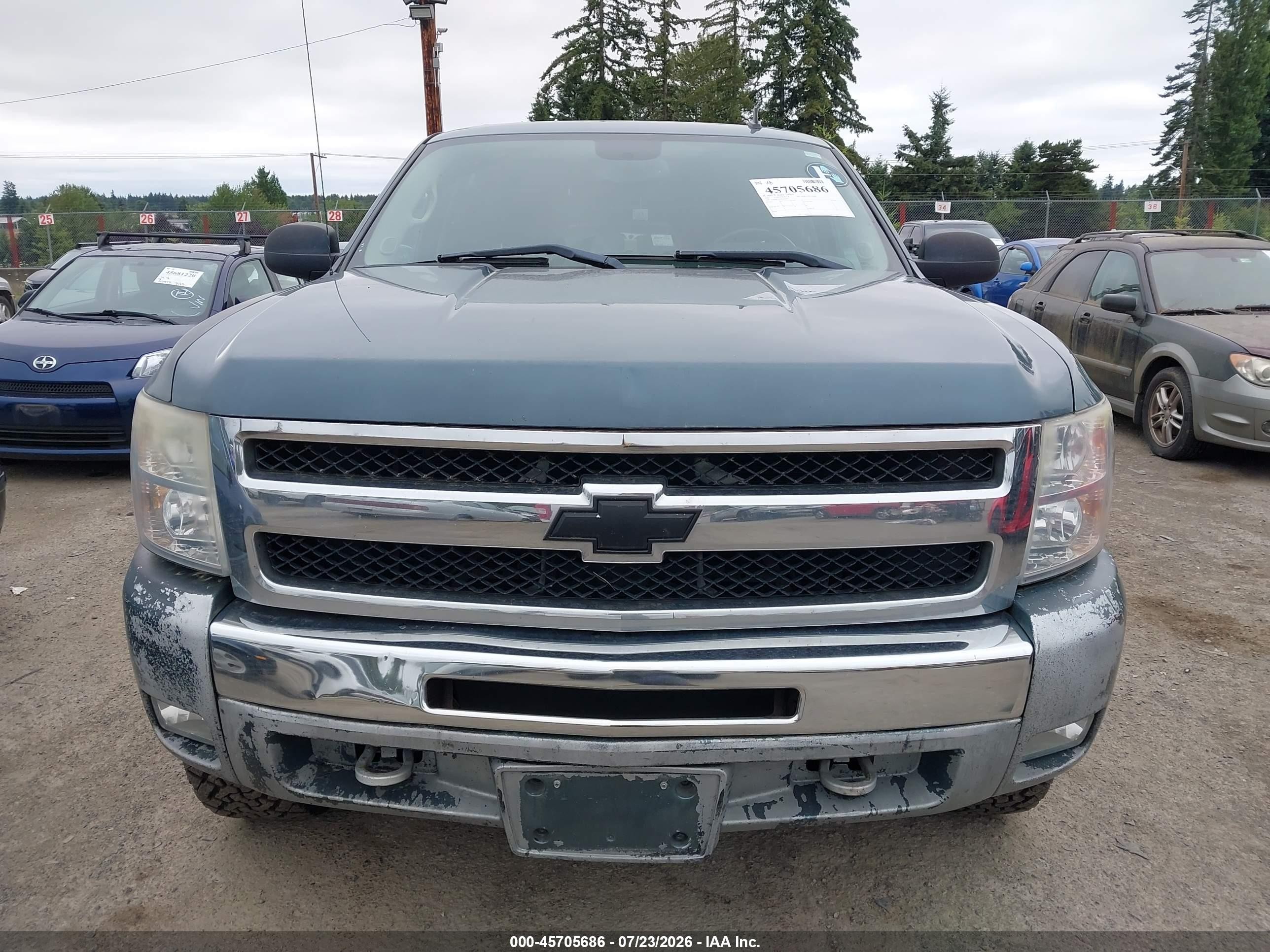2009 Chevrolet Silverado 1500 Ltz/work Truck Gray vin: 3GCEK13399G192927