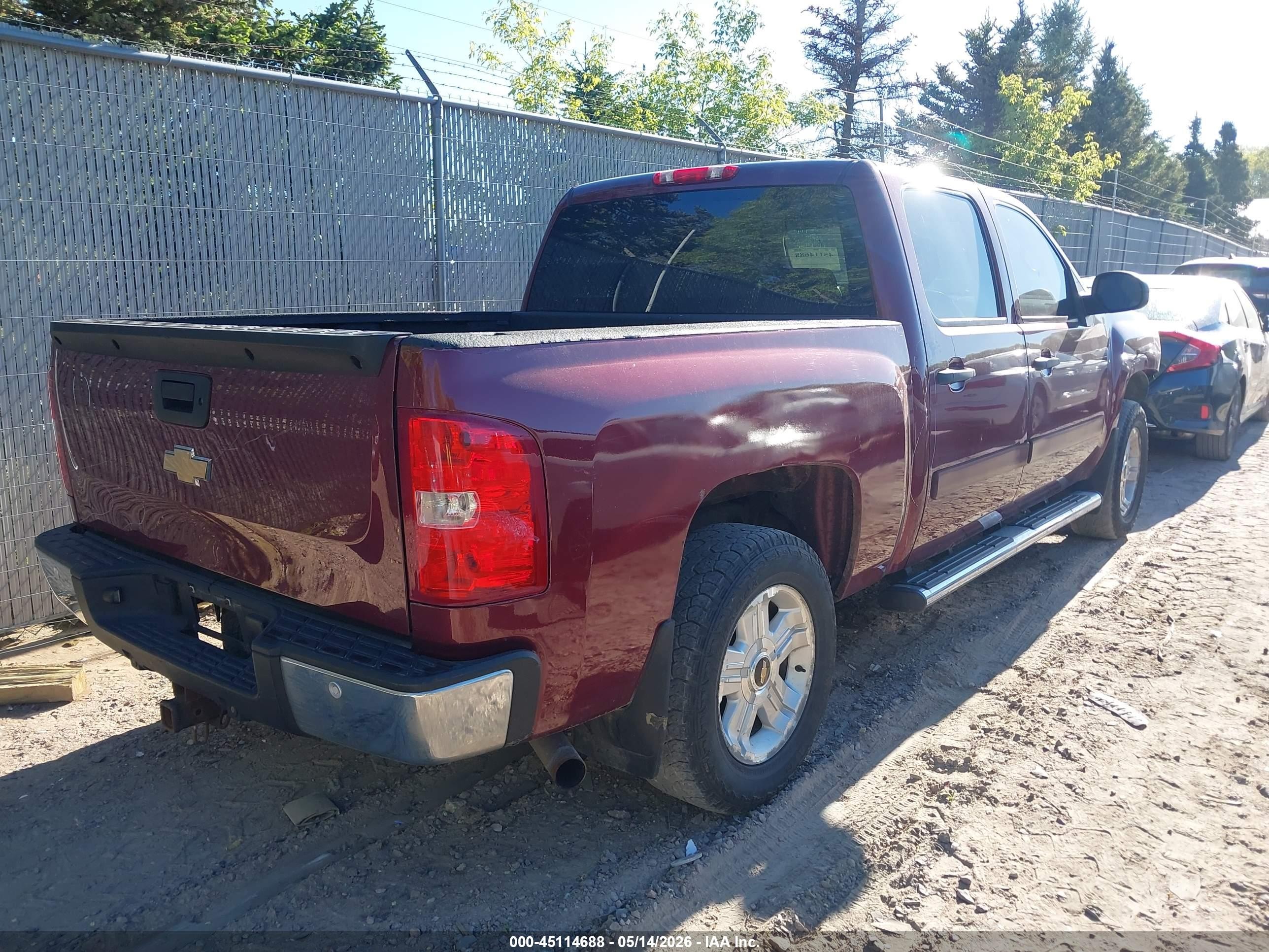 2008 Chevrolet Silverado 1500 Lt2 Burgundy vin: 3GCEK133X8G205506