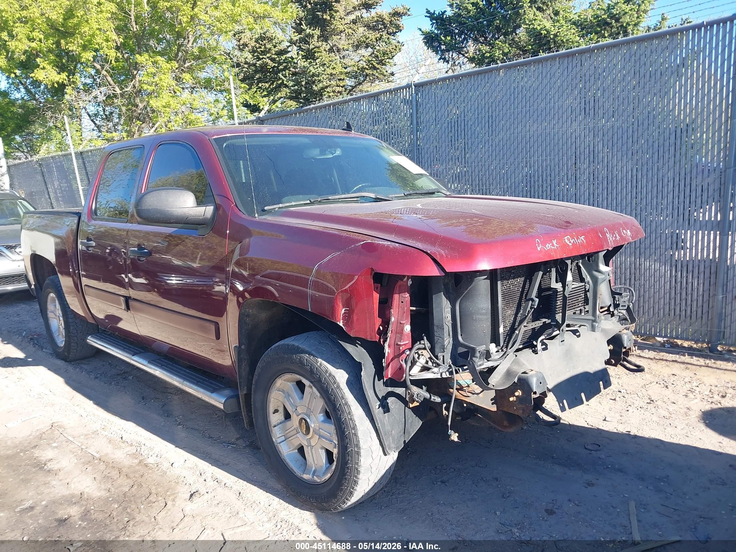 2008 Chevrolet Silverado 1500 Lt2 Burgundy vin: 3GCEK133X8G205506