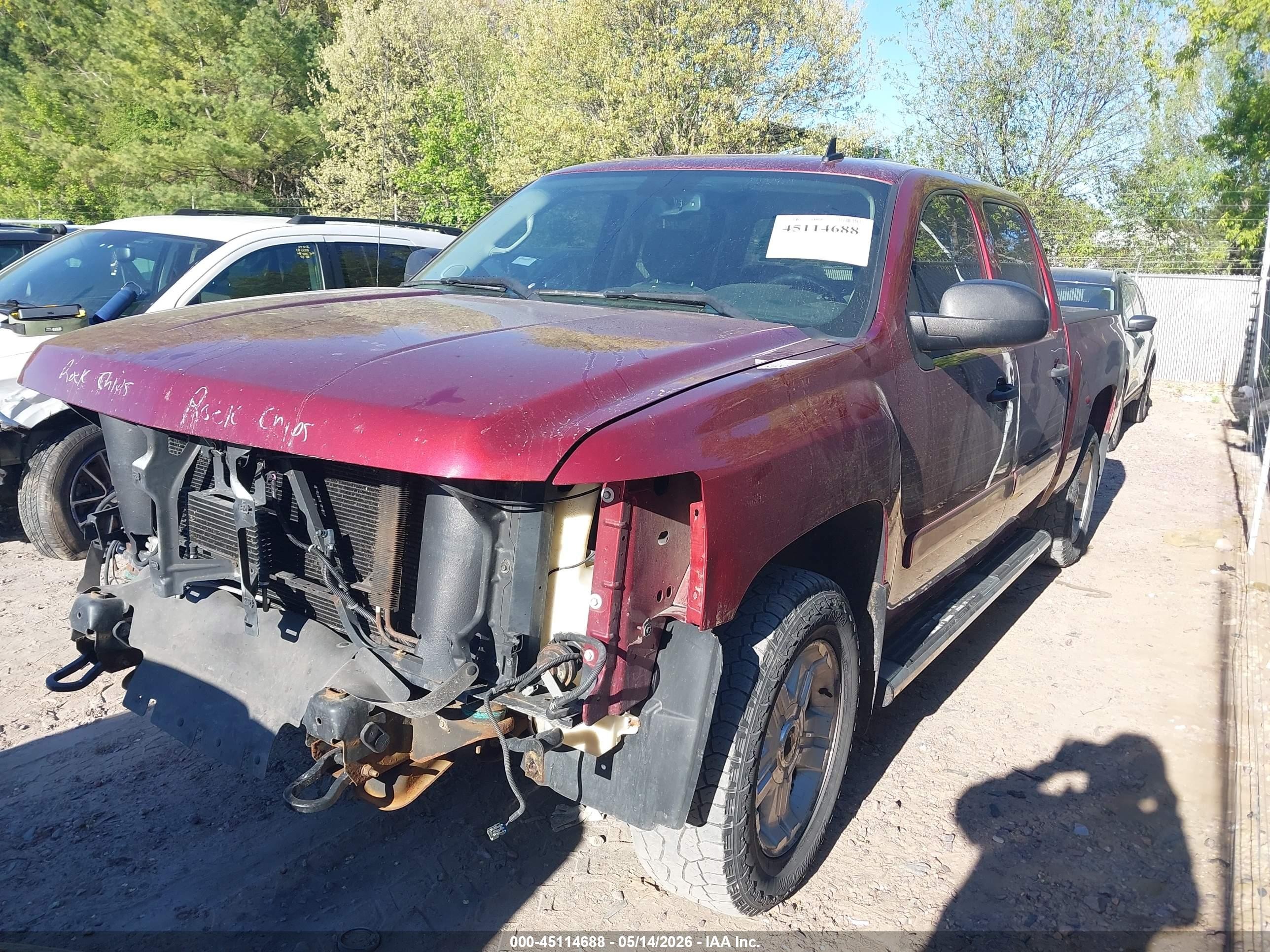 2008 Chevrolet Silverado 1500 Lt2 Burgundy vin: 3GCEK133X8G205506