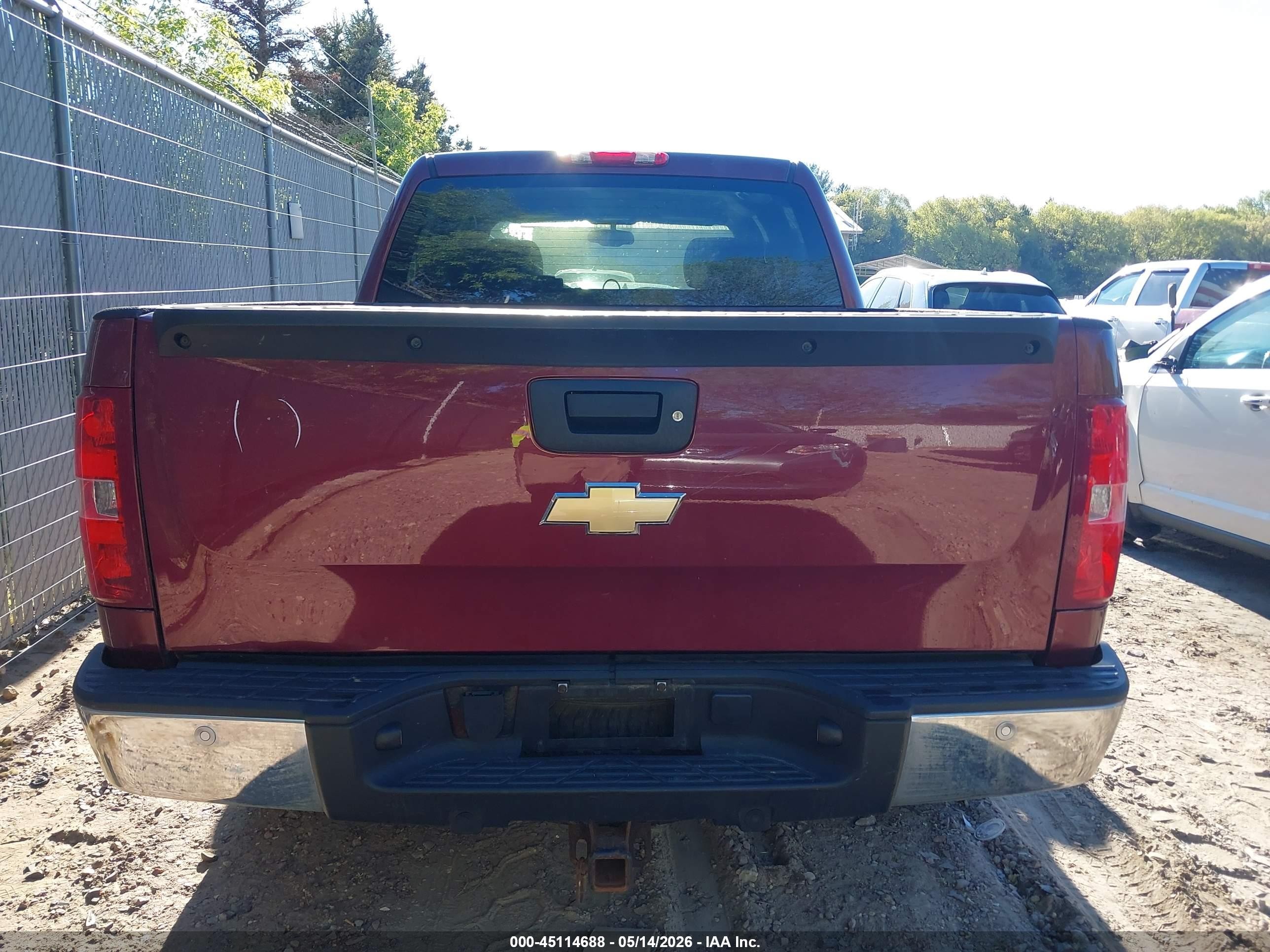 2008 Chevrolet Silverado 1500 Lt2 Burgundy vin: 3GCEK133X8G205506