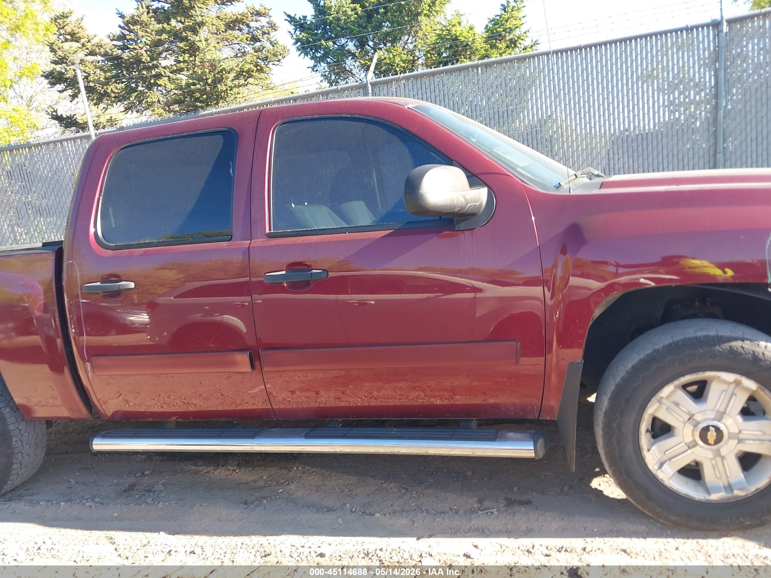 2008 Chevrolet Silverado 1500 Lt2 Burgundy vin: 3GCEK133X8G205506