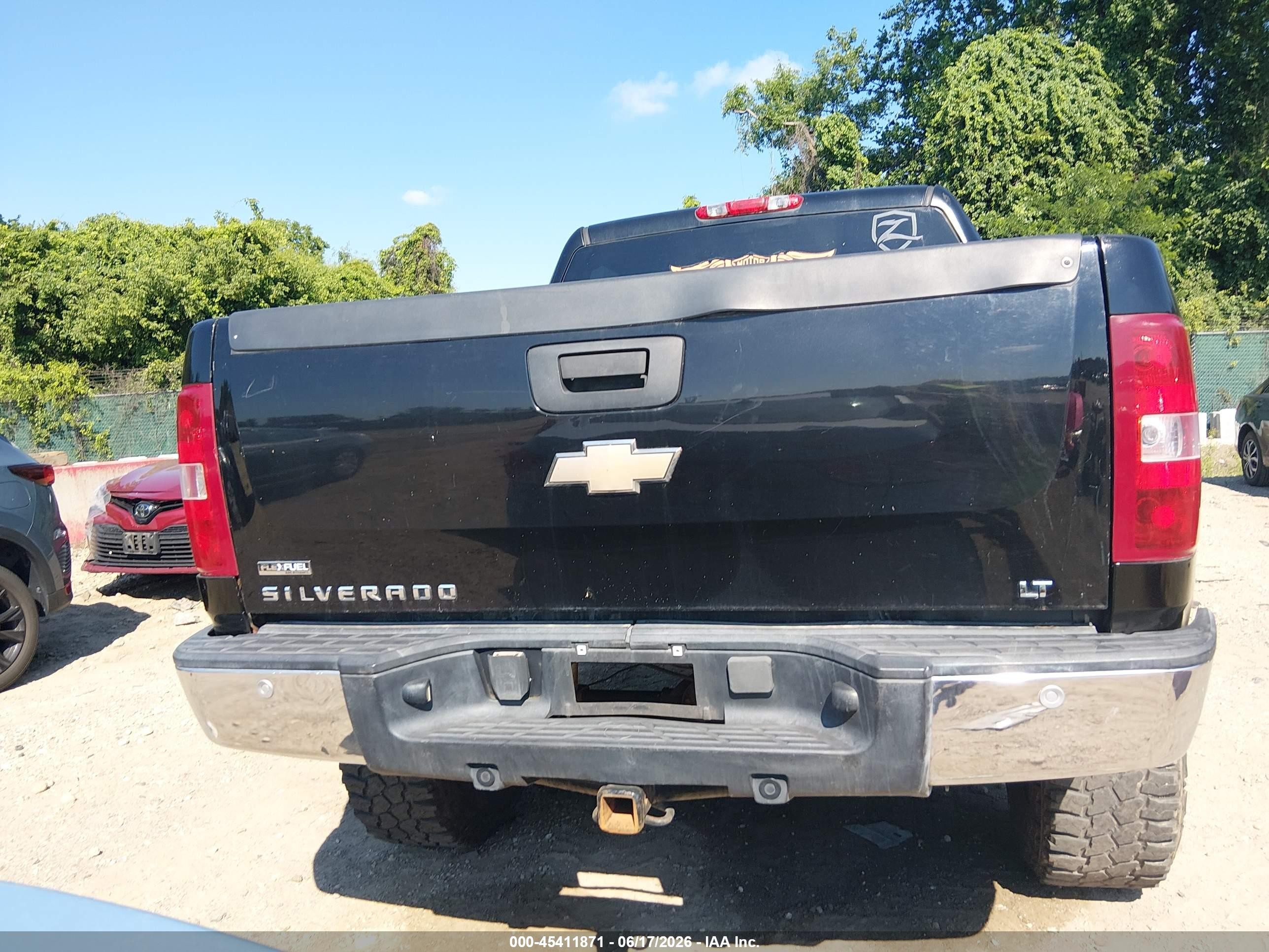 2008 Chevrolet Silverado 1500 Lt1 Black vin: 3GCEK133X8G298608