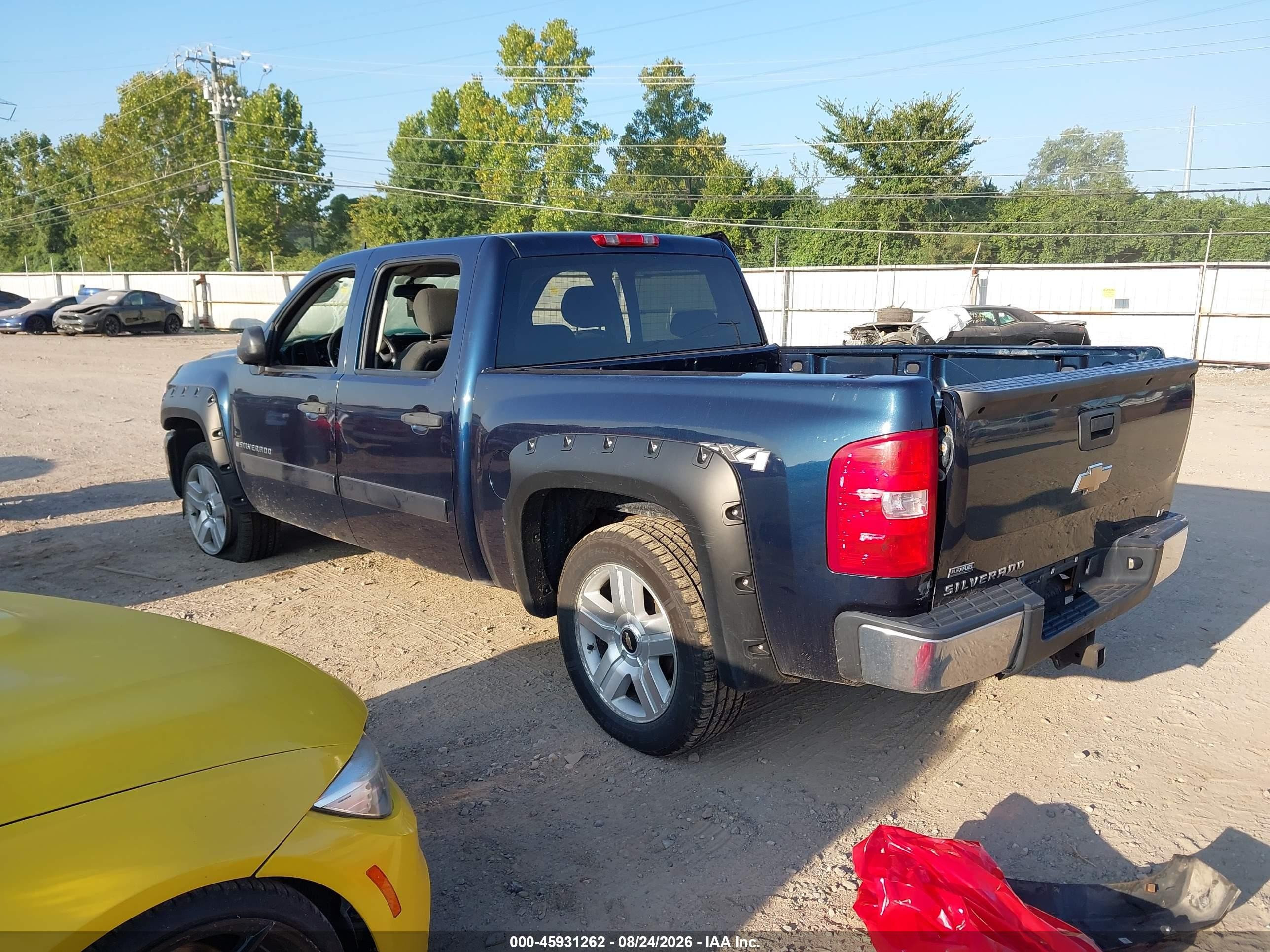 2008 Chevrolet Silverado 1500 Lt1 Blue vin: 3GCEK133X8G301149