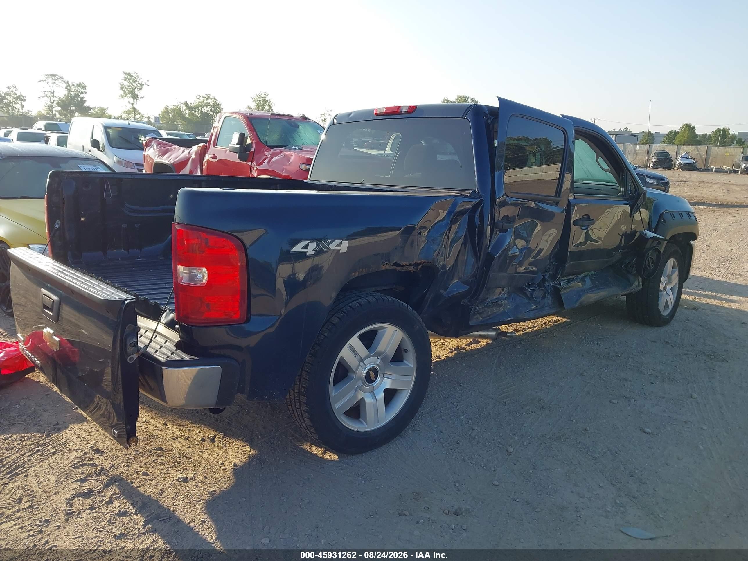 2008 Chevrolet Silverado 1500 Lt1 Blue vin: 3GCEK133X8G301149