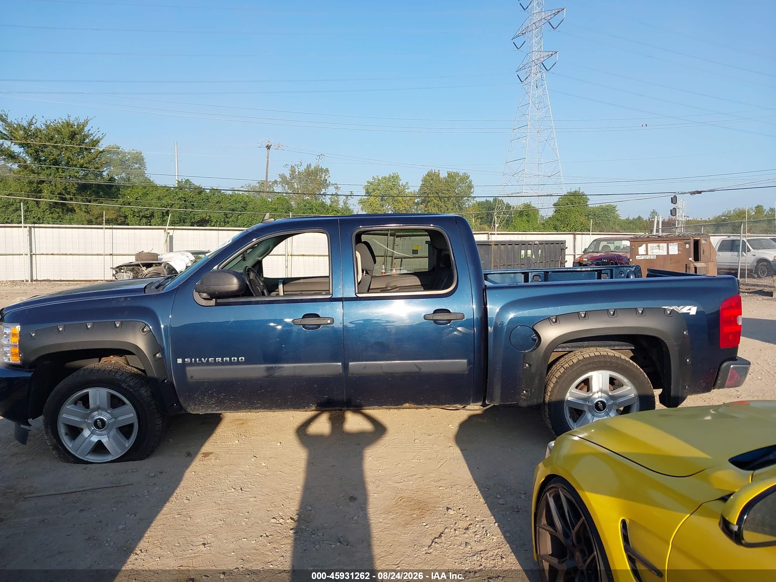 2008 Chevrolet Silverado 1500 Lt1 Blue vin: 3GCEK133X8G301149