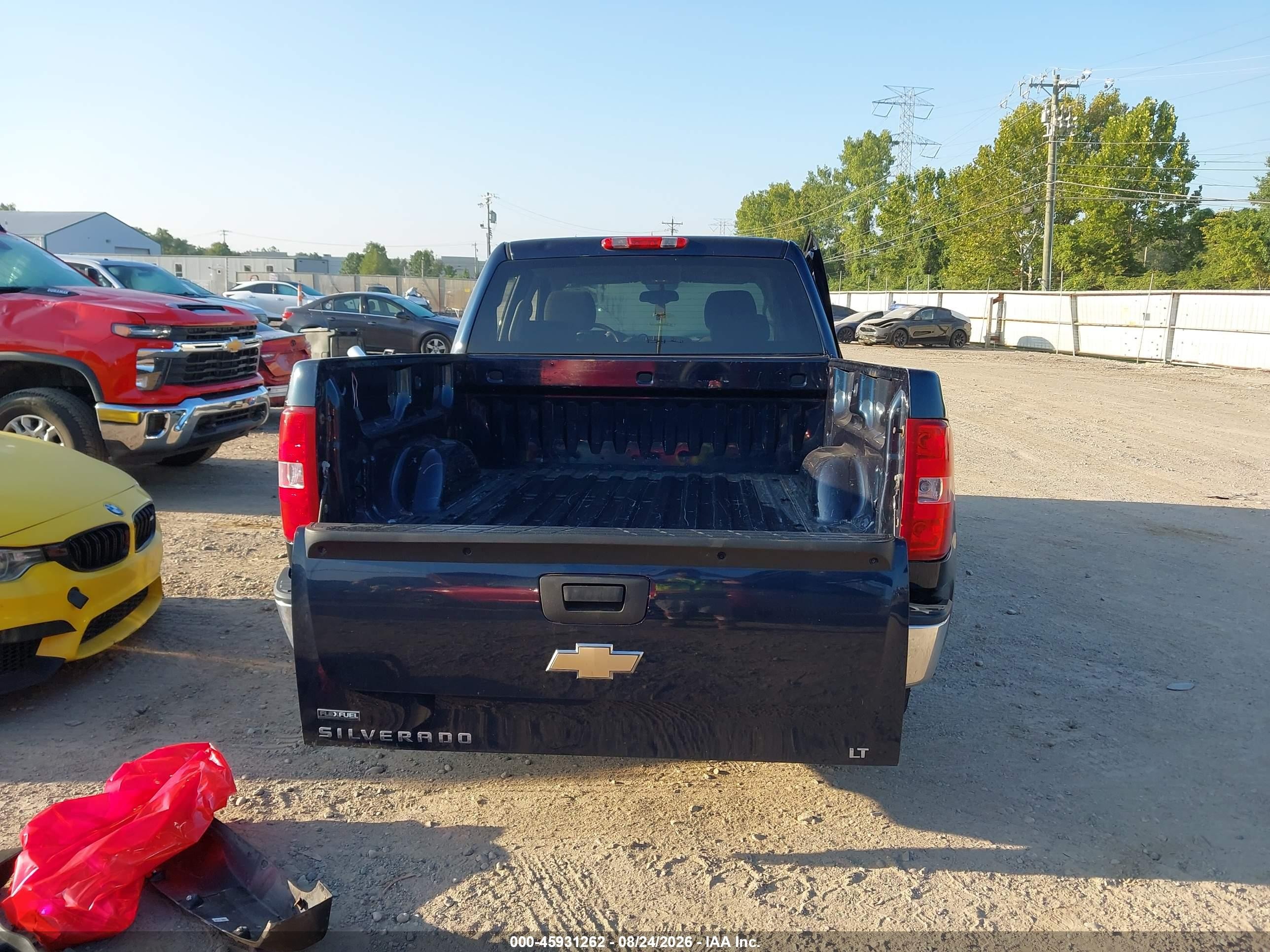 2008 Chevrolet Silverado 1500 Lt1 Blue vin: 3GCEK133X8G301149