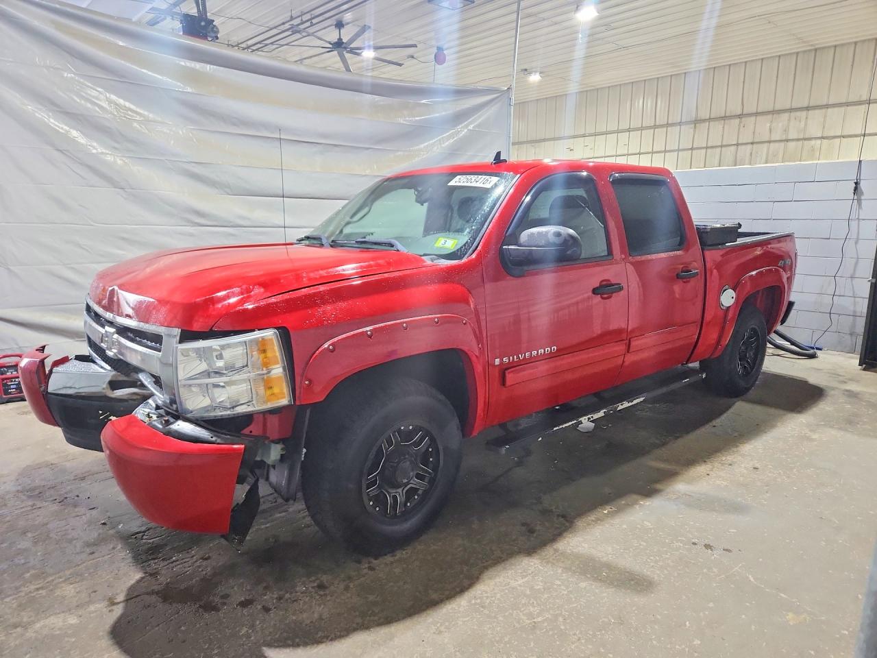 2009 Chev 1500 Silverado Red vin: 3GCEK13C29G177623