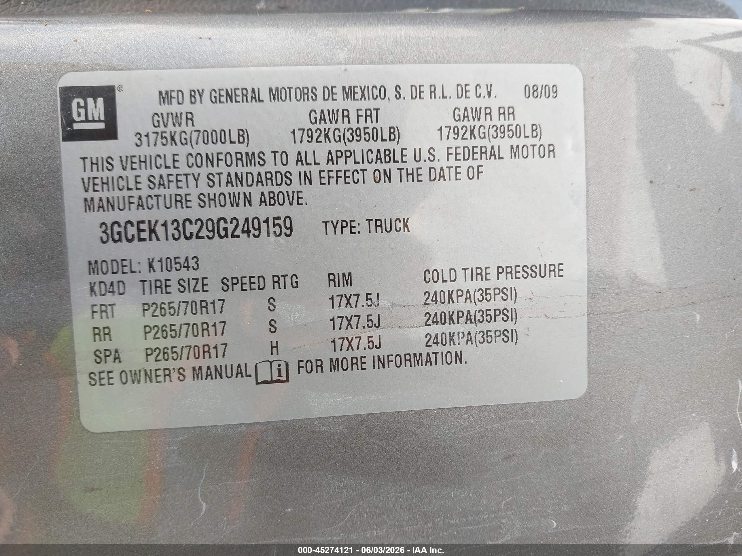 2009 Chevrolet Silverado 1500 Ls Gray vin: 3GCEK13C29G249159
