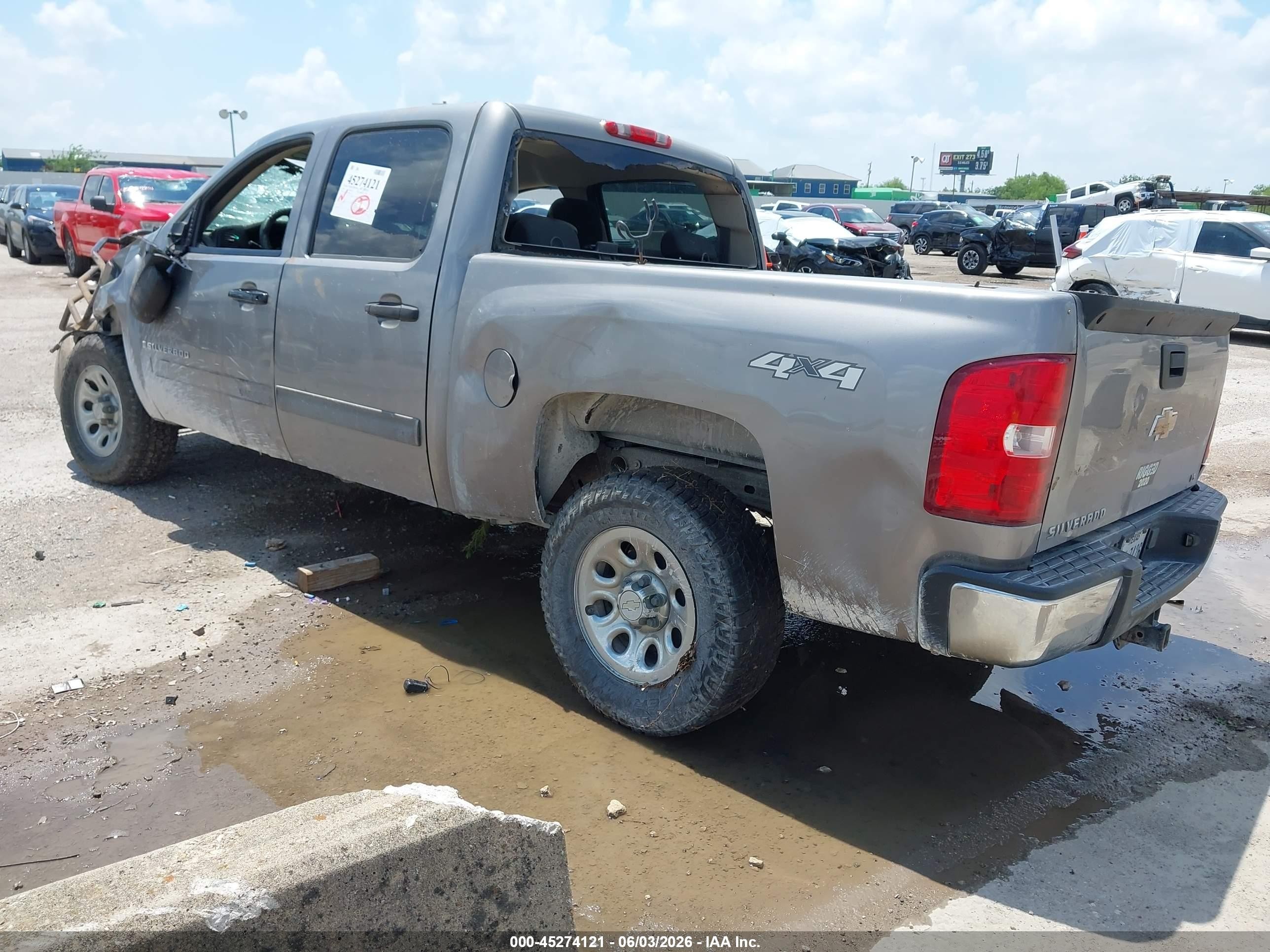 2009 Chevrolet Silverado 1500 Ls Gray vin: 3GCEK13C29G249159
