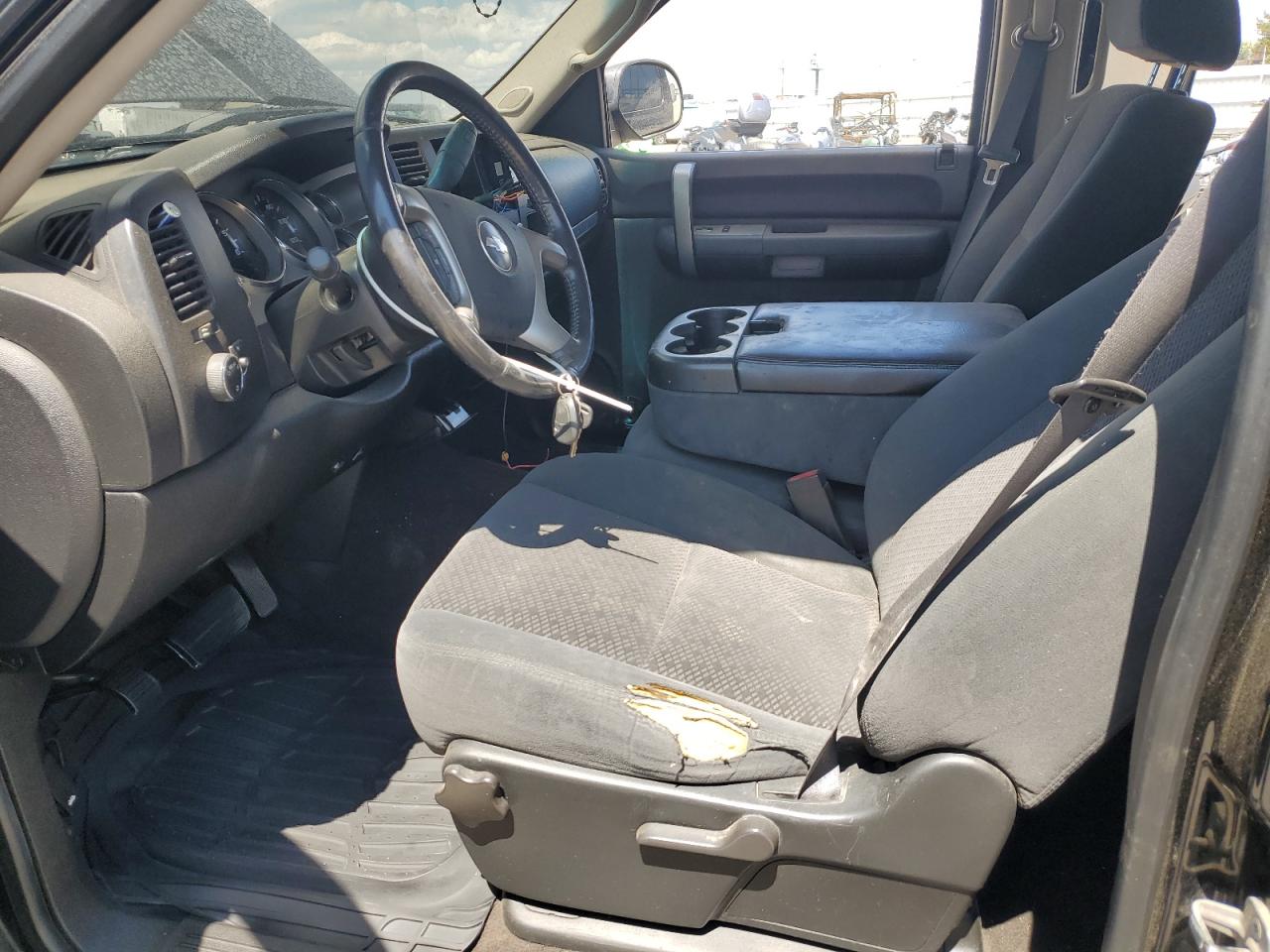 2008 Chevrolet Silverado K1500 Black vin: 3GCEK13C58G100551