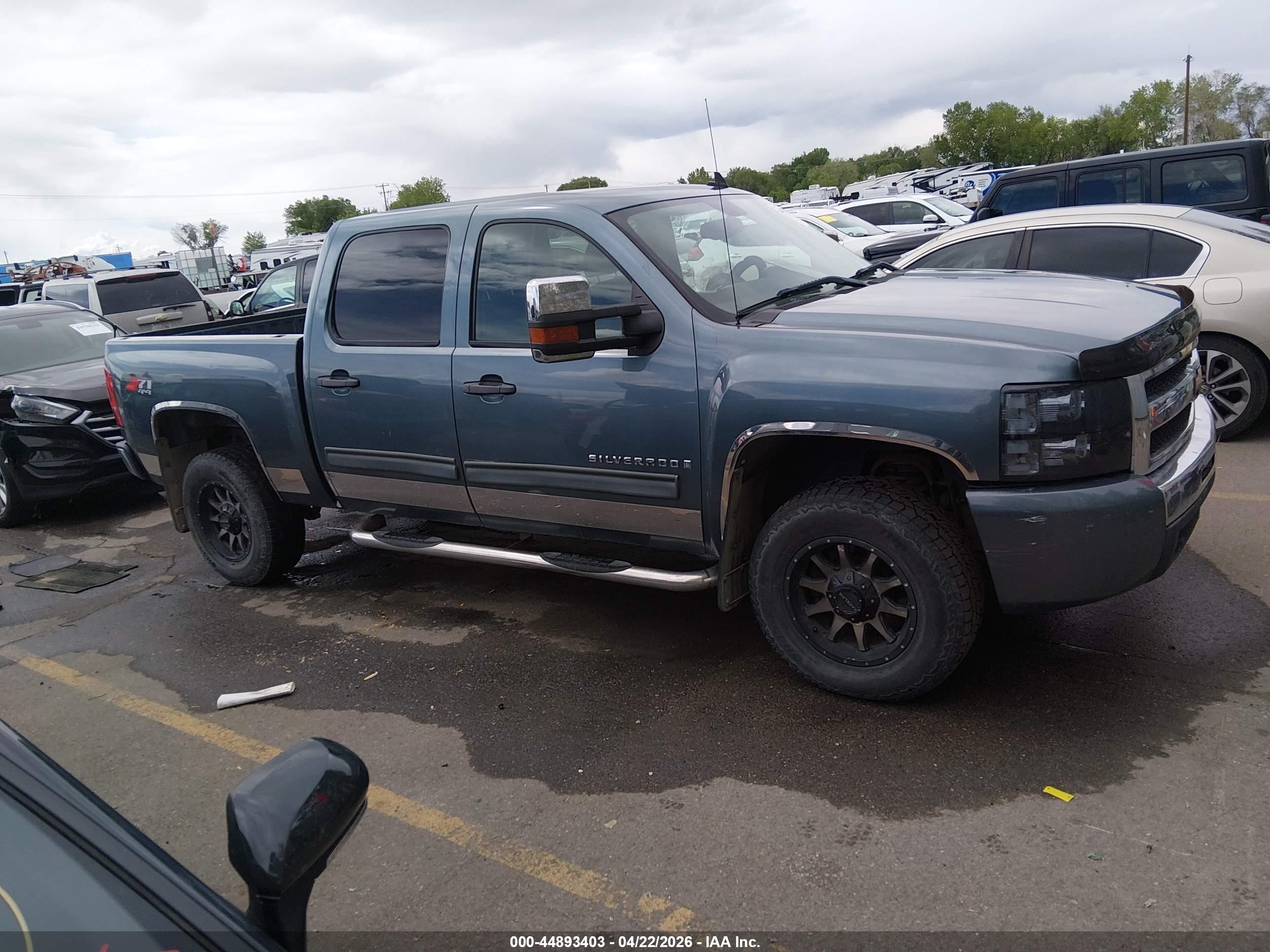 2009 Chevrolet Silverado 1500 Ls/work Truck Blue vin: 3GCEK13C59G211456