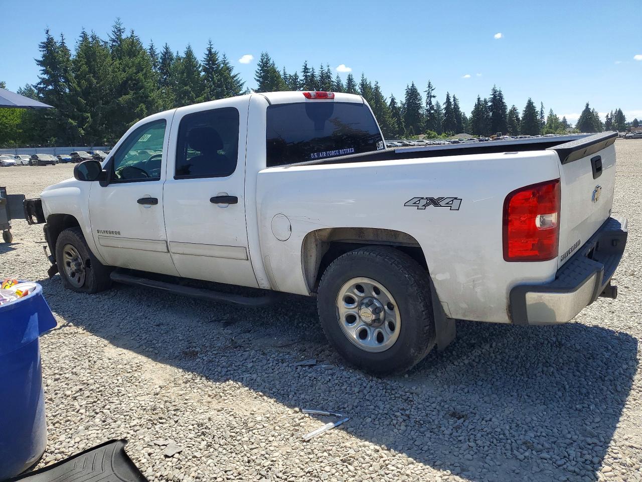 2009 Chevrolet Silverado K1500 Белый vin: 3GCEK13C79G289916