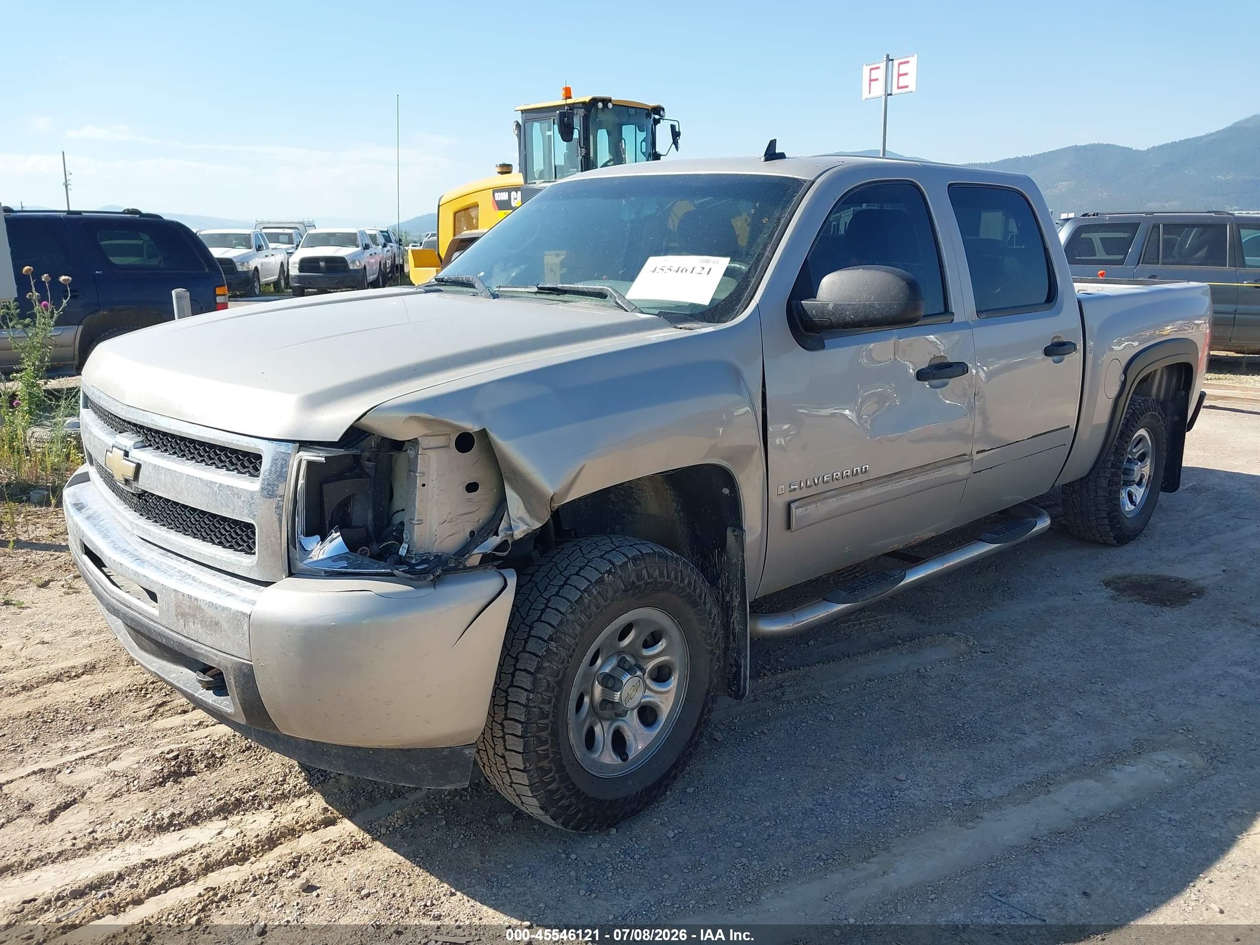 2009 Chevrolet Silverado 1500 Ls/work Truck Серый vin: 3GCEK13C89G232060