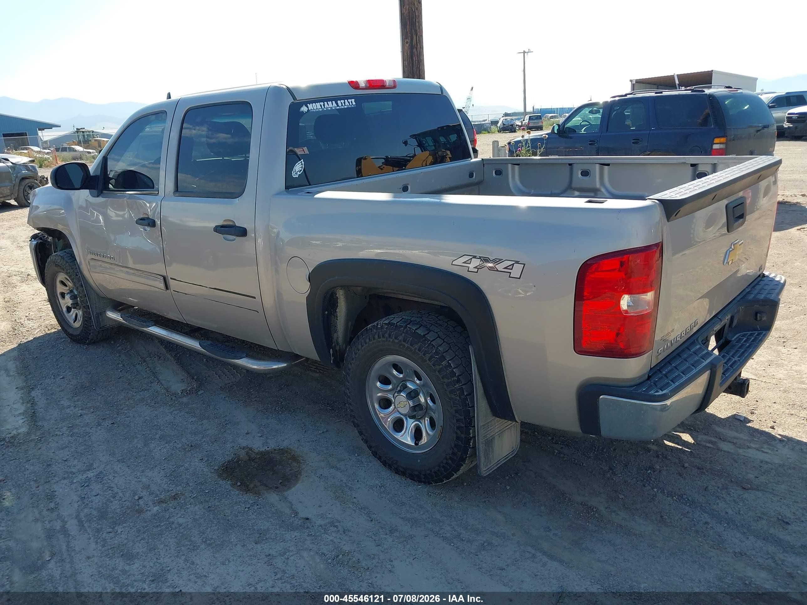 2009 Chevrolet Silverado 1500 Ls/work Truck Серый vin: 3GCEK13C89G232060