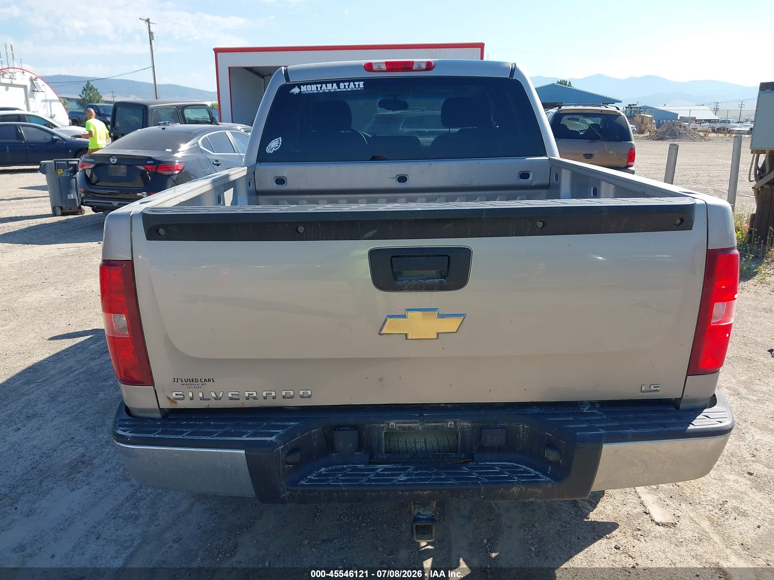 2009 Chevrolet Silverado 1500 Ls/work Truck Серый vin: 3GCEK13C89G232060