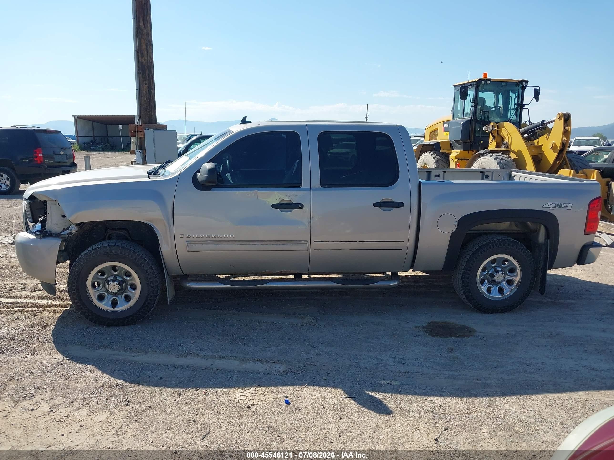 2009 Chevrolet Silverado 1500 Ls/work Truck Серый vin: 3GCEK13C89G232060
