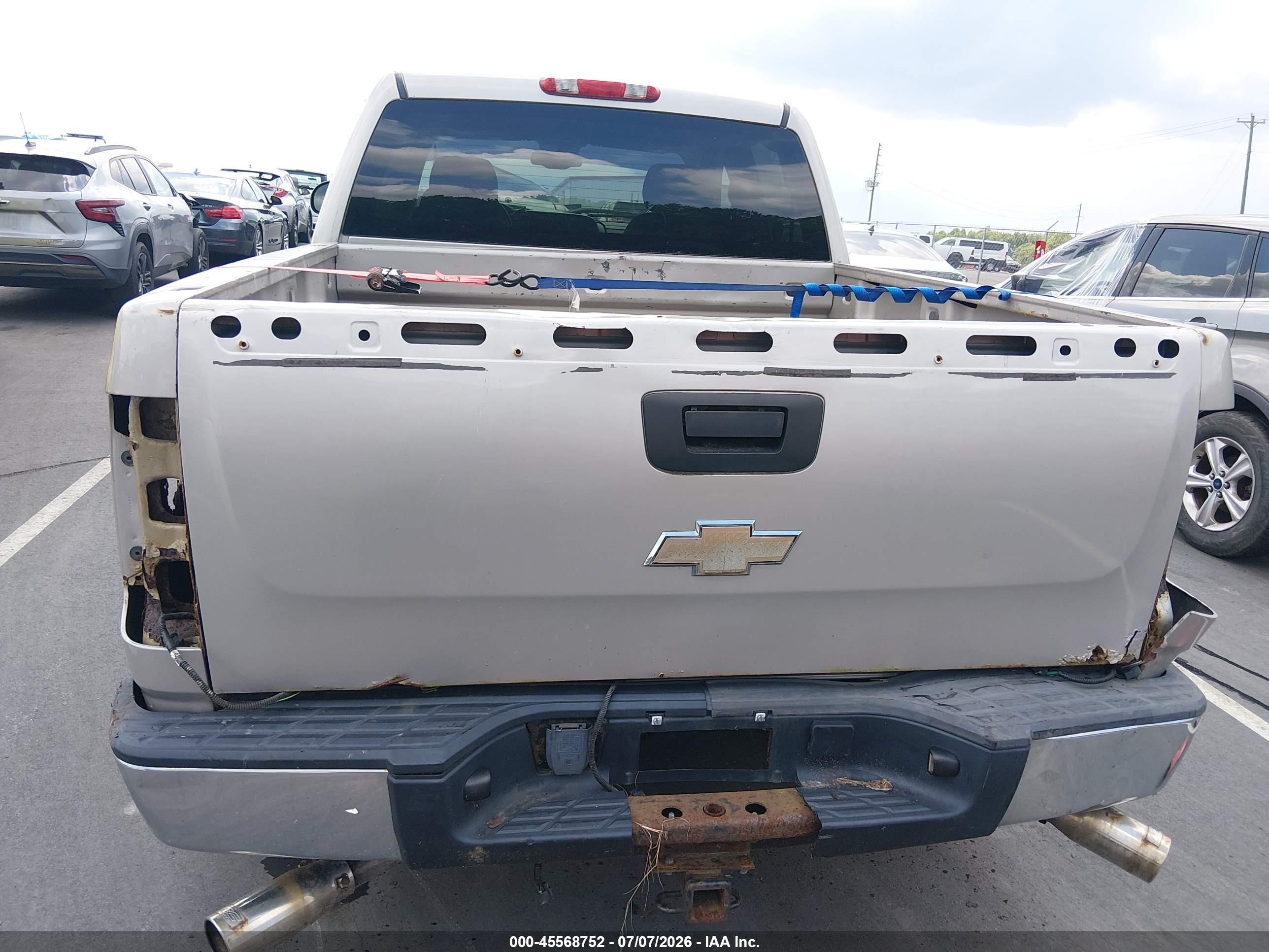 2008 Chevrolet Silverado 1500 Lt1 Silver vin: 3GCEK13J28G238949