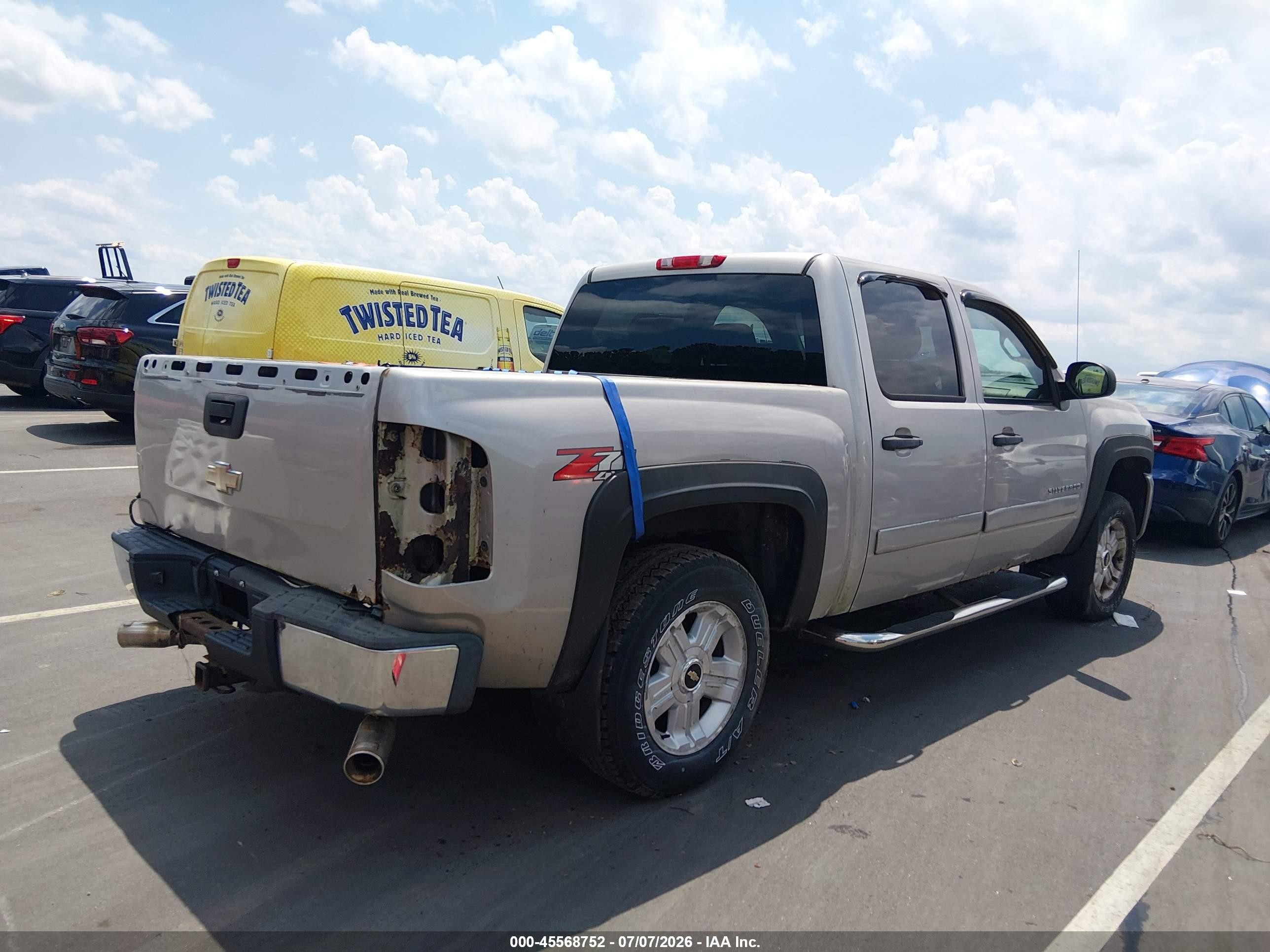 2008 Chevrolet Silverado 1500 Lt1 Silver vin: 3GCEK13J28G238949