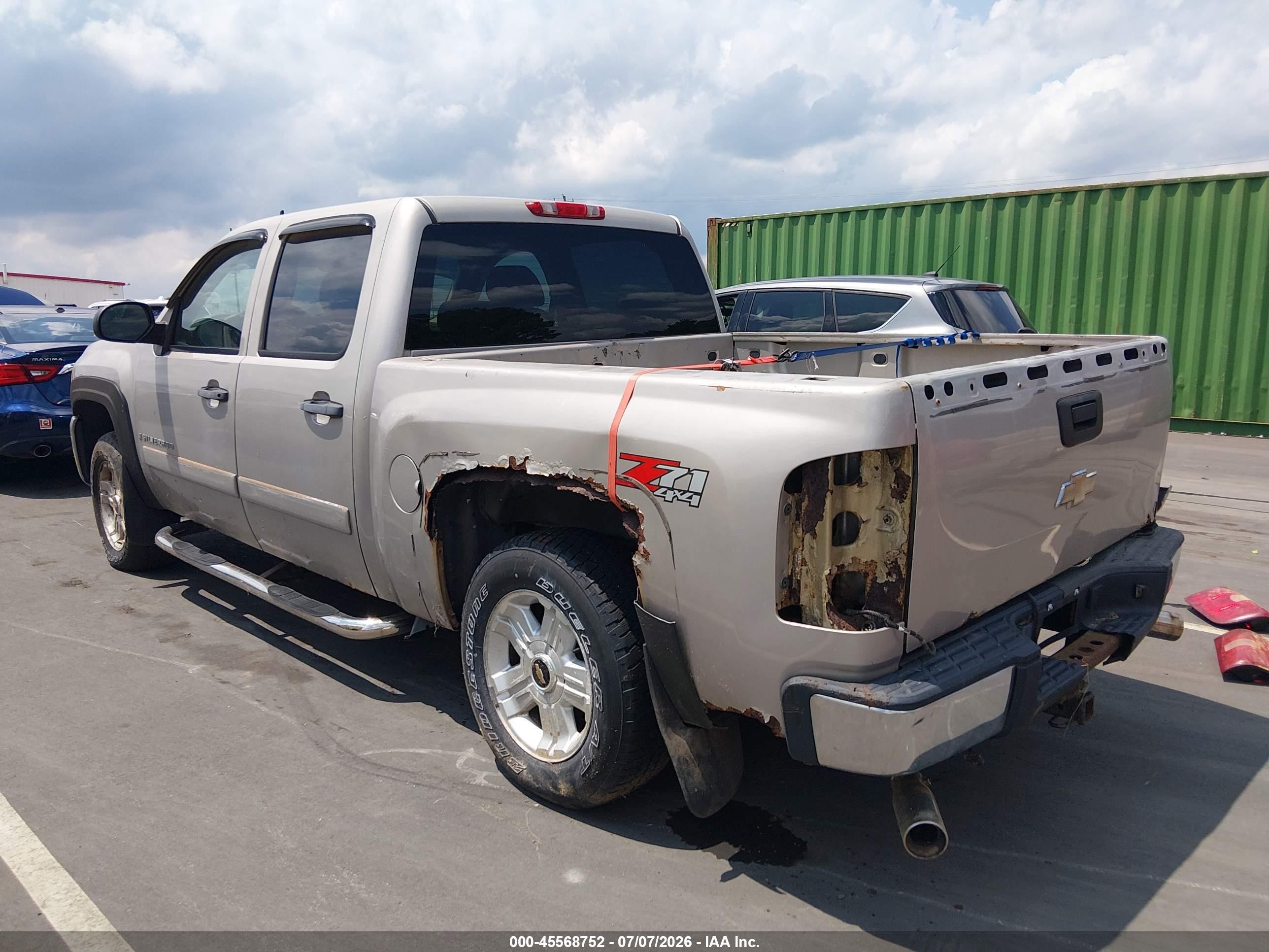 2008 Chevrolet Silverado 1500 Lt1 Silver vin: 3GCEK13J28G238949