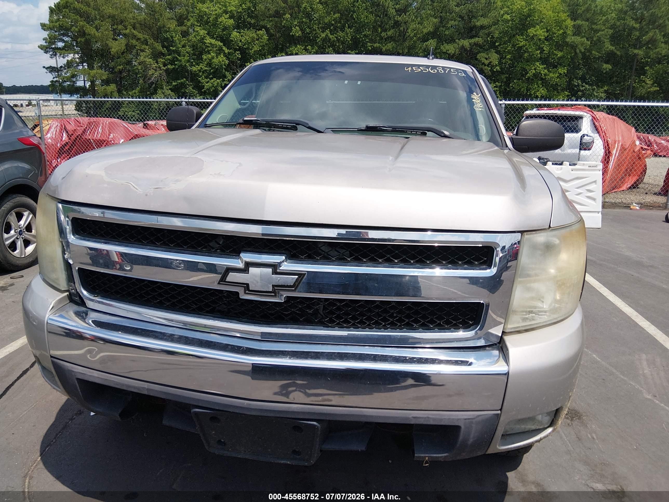 2008 Chevrolet Silverado 1500 Lt1 Silver vin: 3GCEK13J28G238949