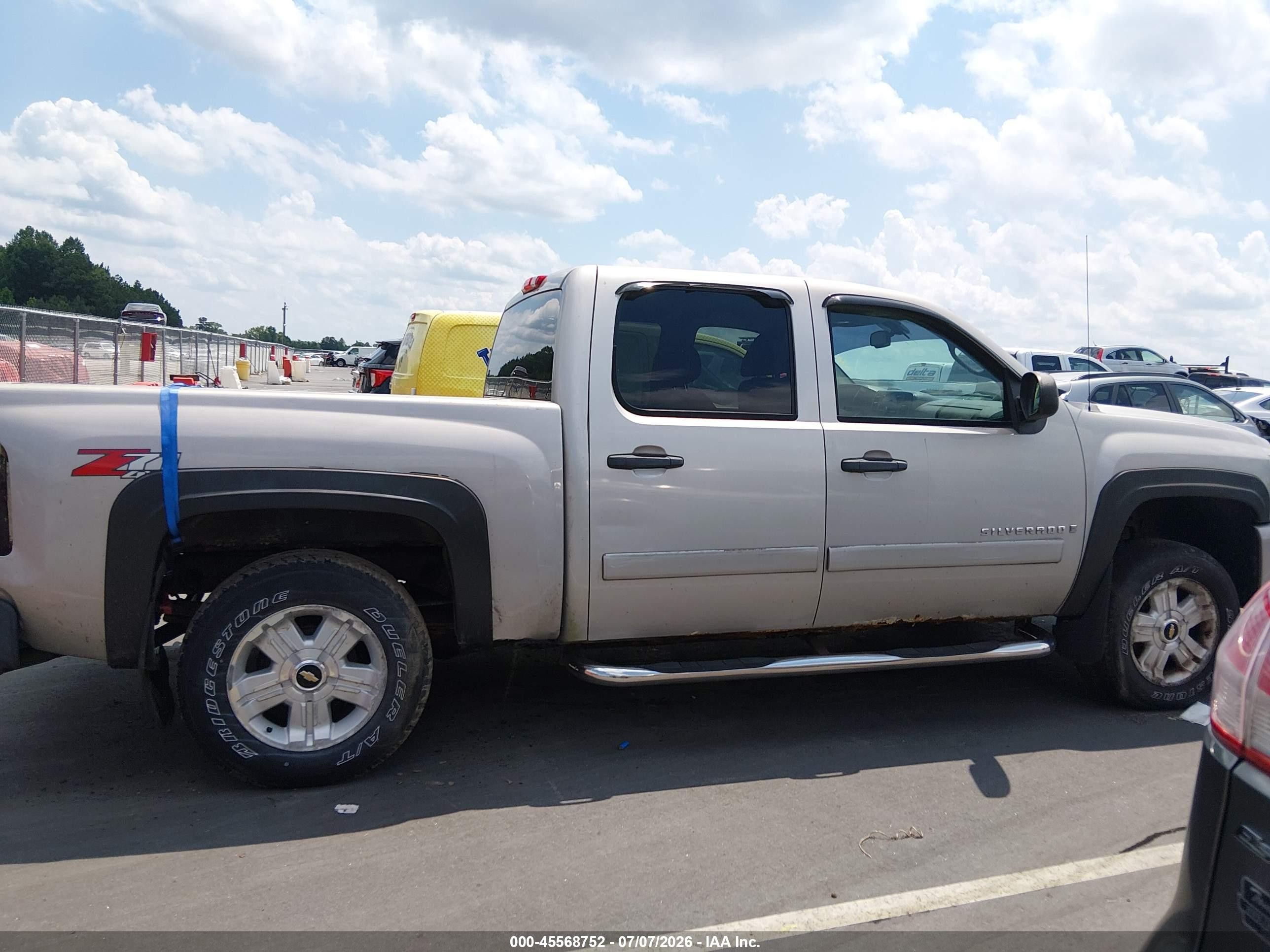 2008 Chevrolet Silverado 1500 Lt1 Silver vin: 3GCEK13J28G238949