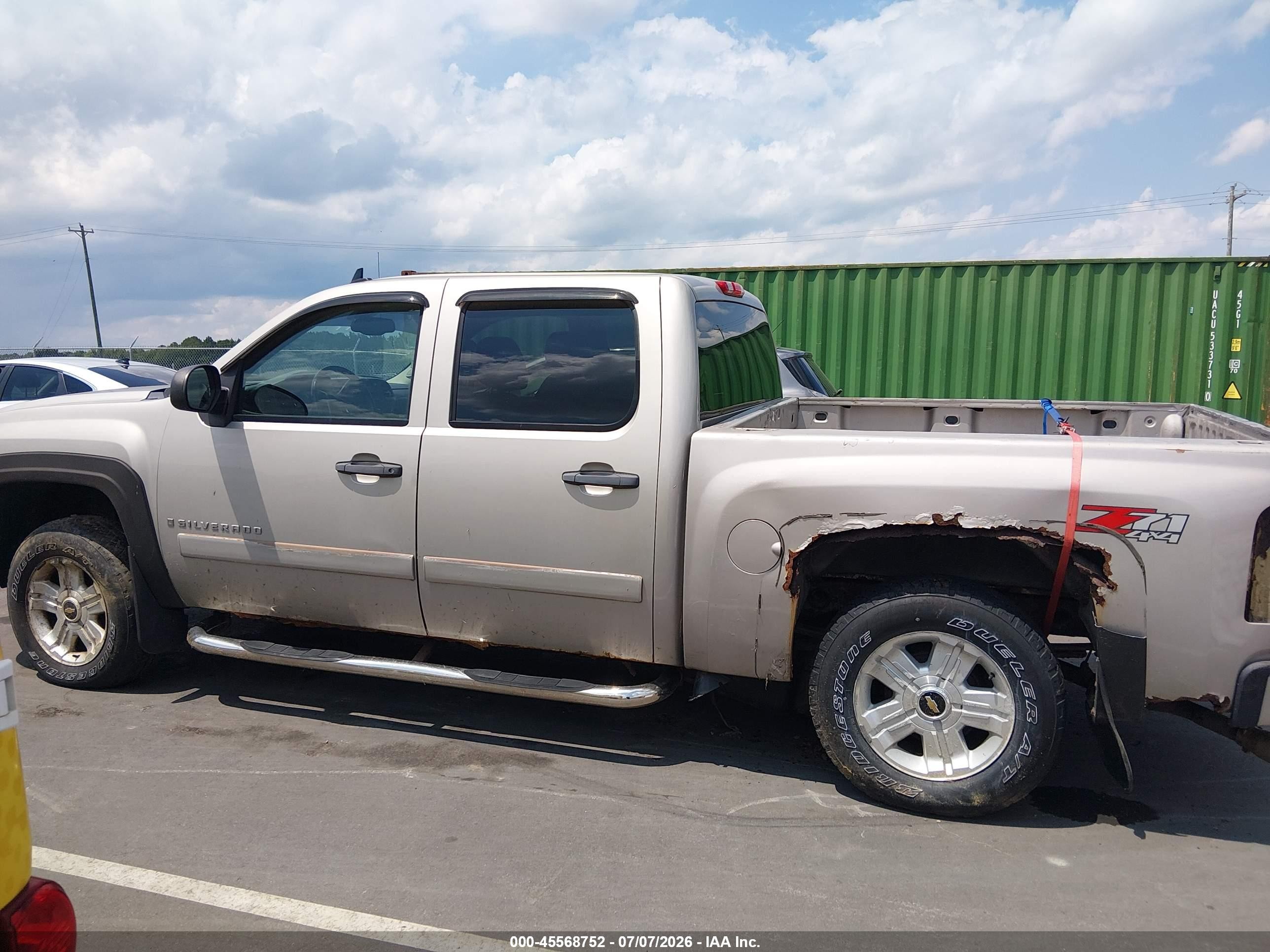 2008 Chevrolet Silverado 1500 Lt1 Silver vin: 3GCEK13J28G238949
