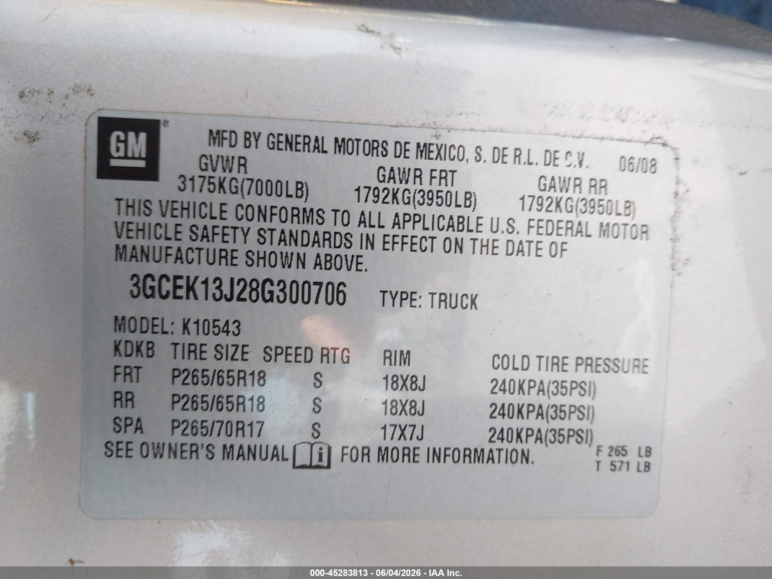 2008 Chevrolet Silverado 1500 Lt1 Silver vin: 3GCEK13J28G300706