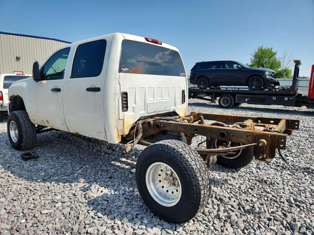 2008 Chevrolet Silverado K1500 White vin: 3GCEK13J48G253033