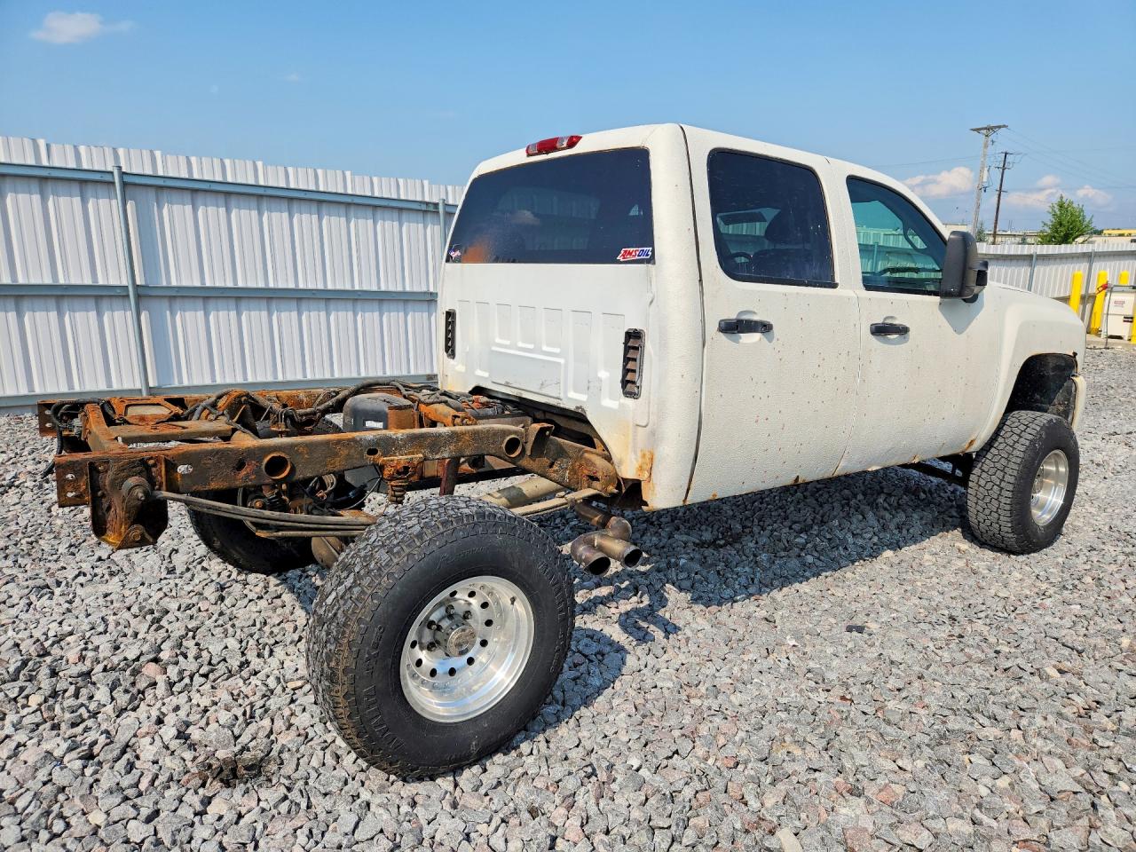 2008 Chevrolet Silverado K1500 White vin: 3GCEK13J48G253033