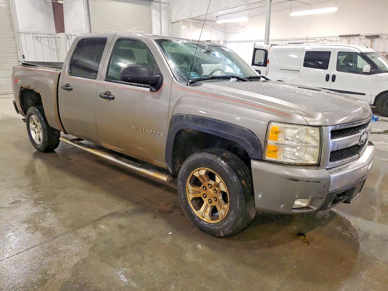2008 Chevrolet Silverado K1500 Gray vin: 3GCEK13J58G287336