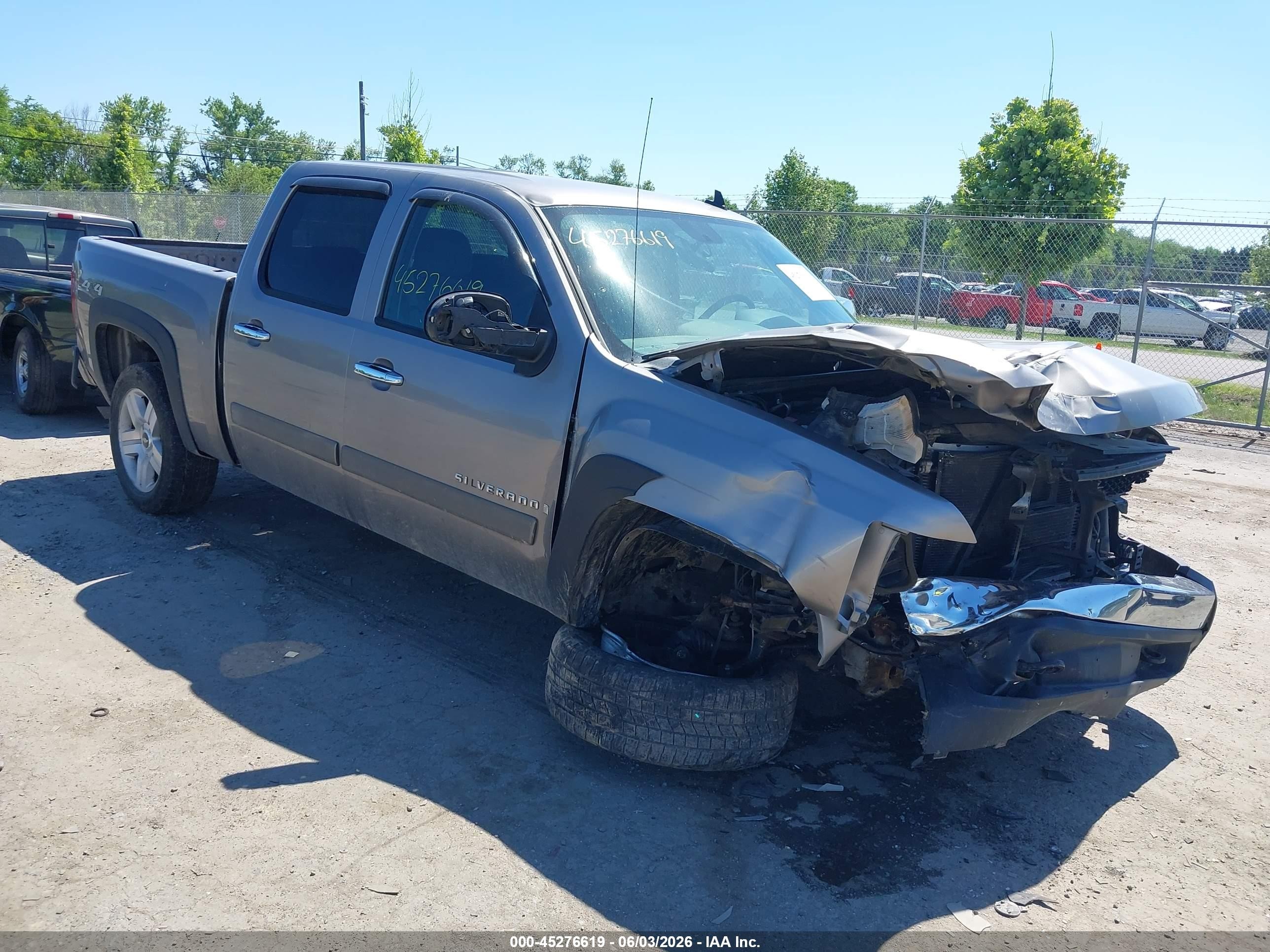 2008 Chevrolet Silverado 1500 Lt1 Gray vin: 3GCEK13J68G240350
