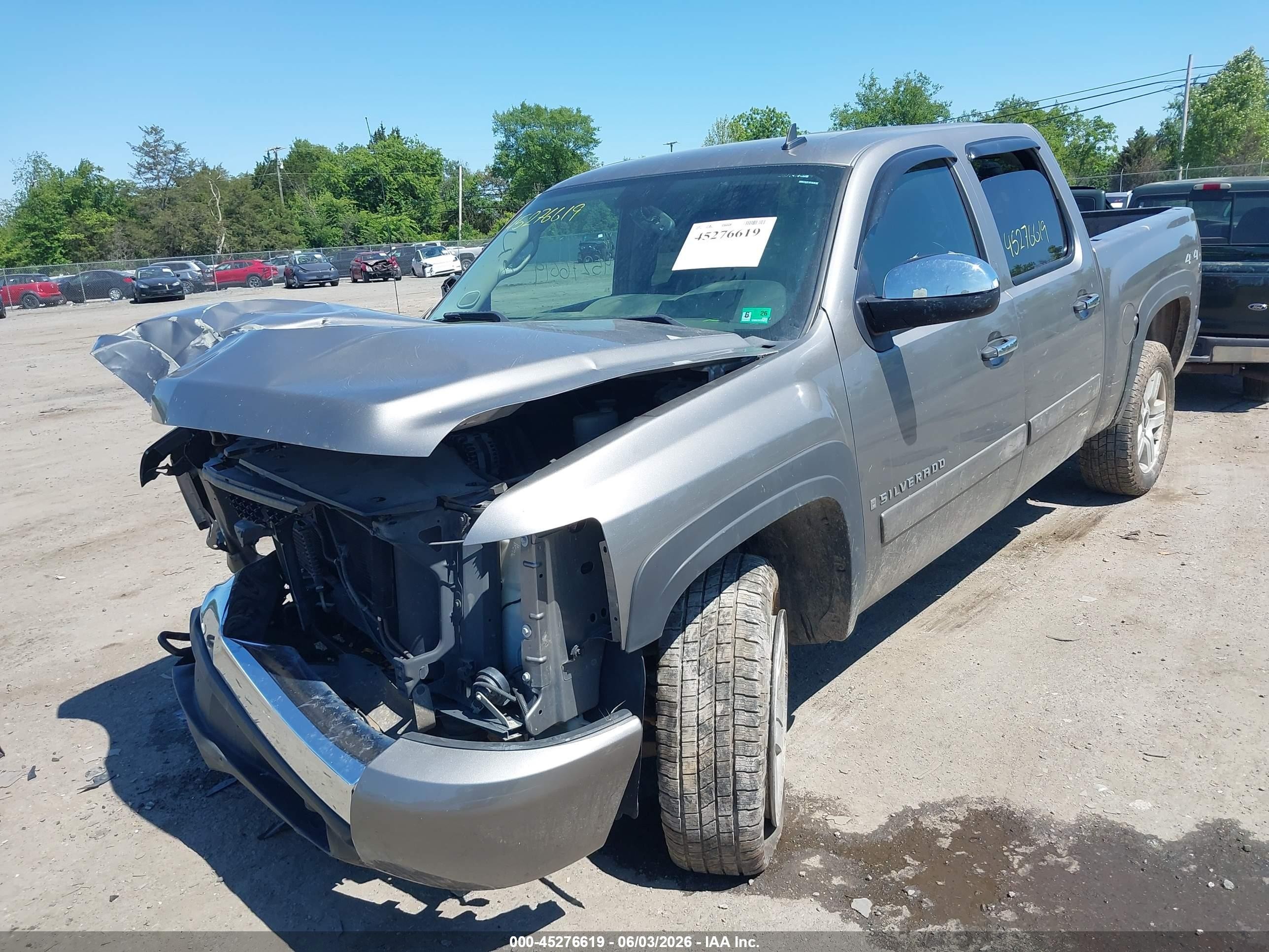 2008 Chevrolet Silverado 1500 Lt1 Gray vin: 3GCEK13J68G240350