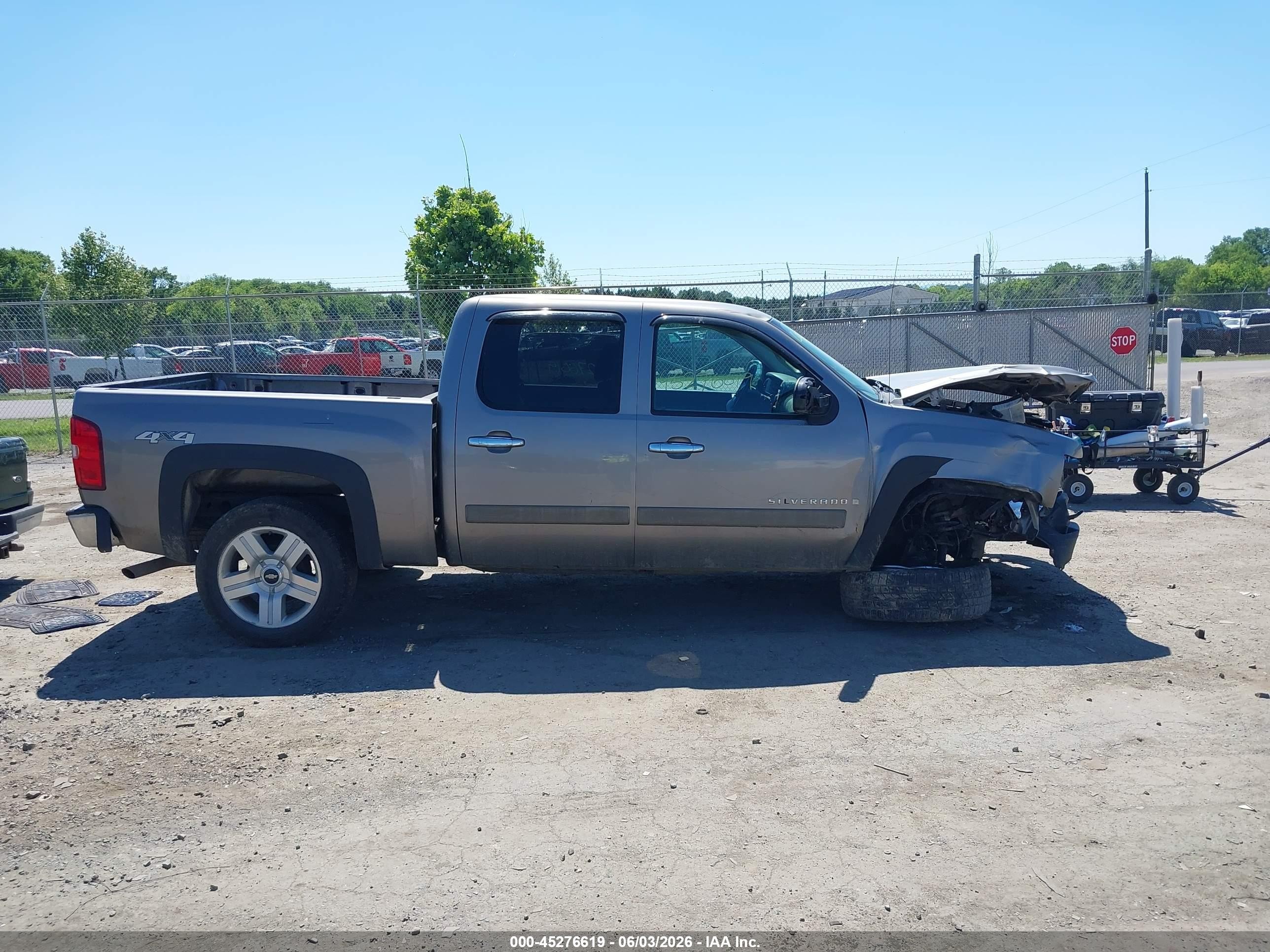 2008 Chevrolet Silverado 1500 Lt1 Gray vin: 3GCEK13J68G240350