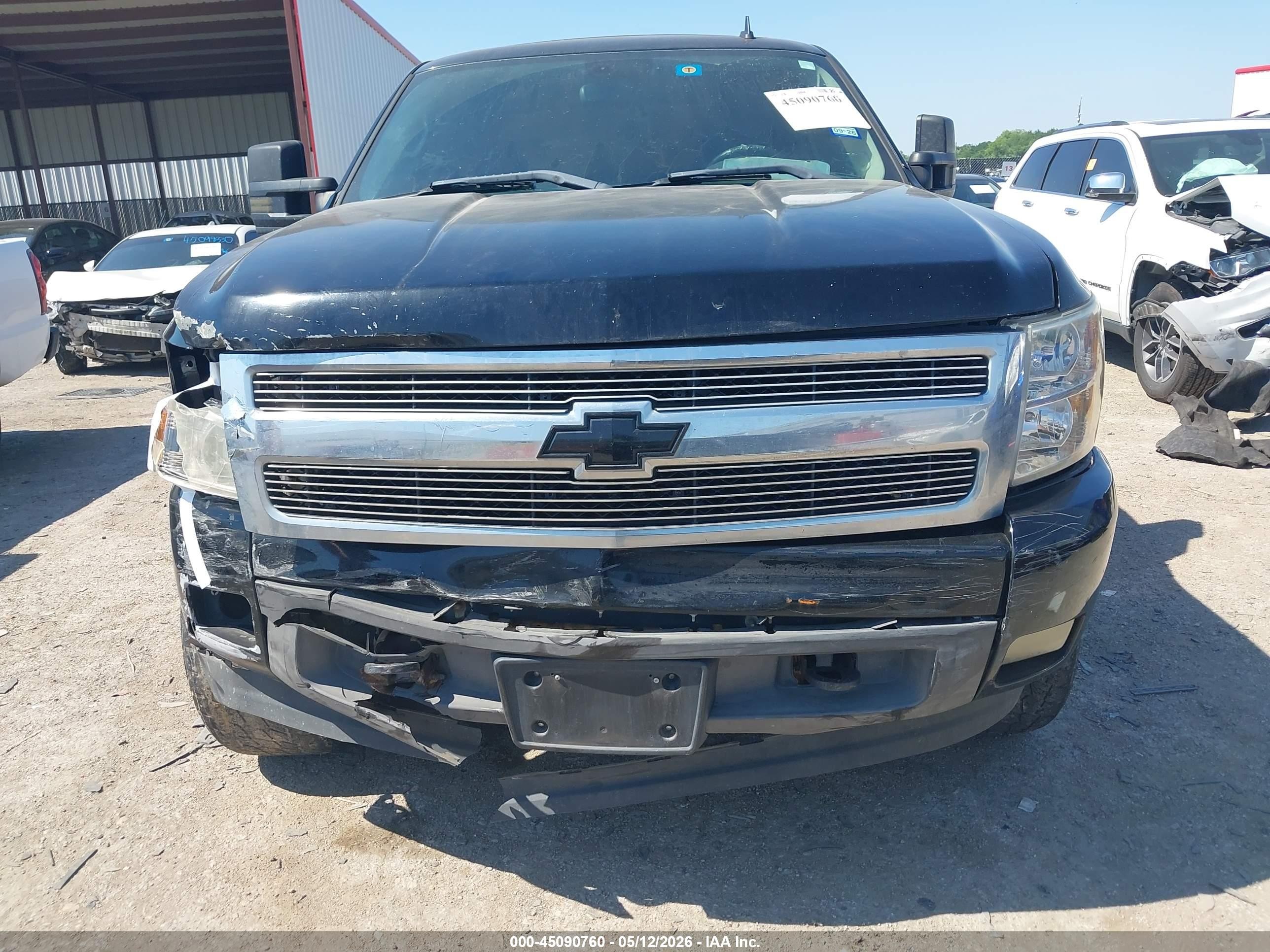 2008 Chevrolet Silverado 1500 Ltz Black vin: 3GCEK13J68G251526