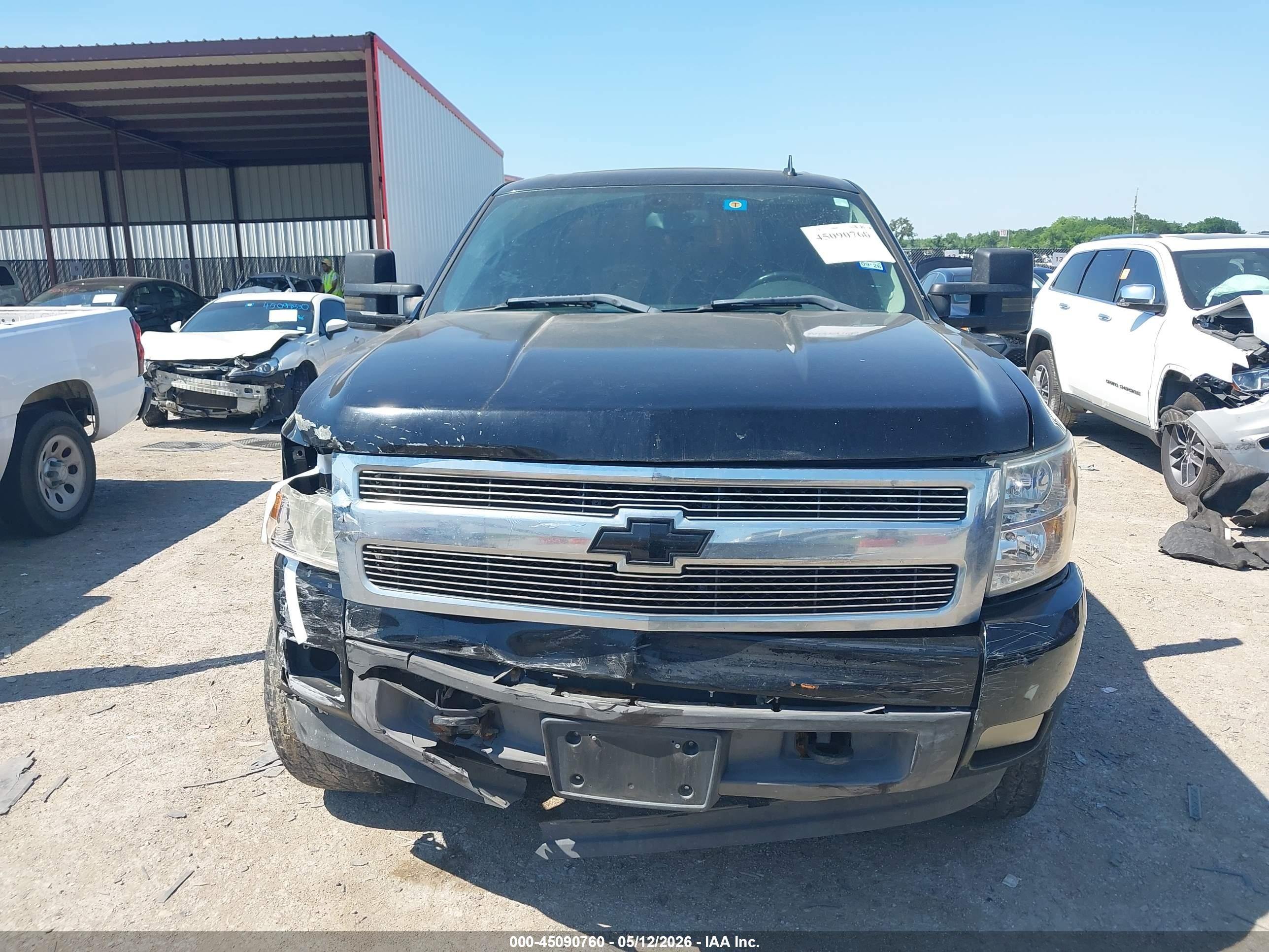 2008 Chevrolet Silverado 1500 Ltz Black vin: 3GCEK13J68G251526