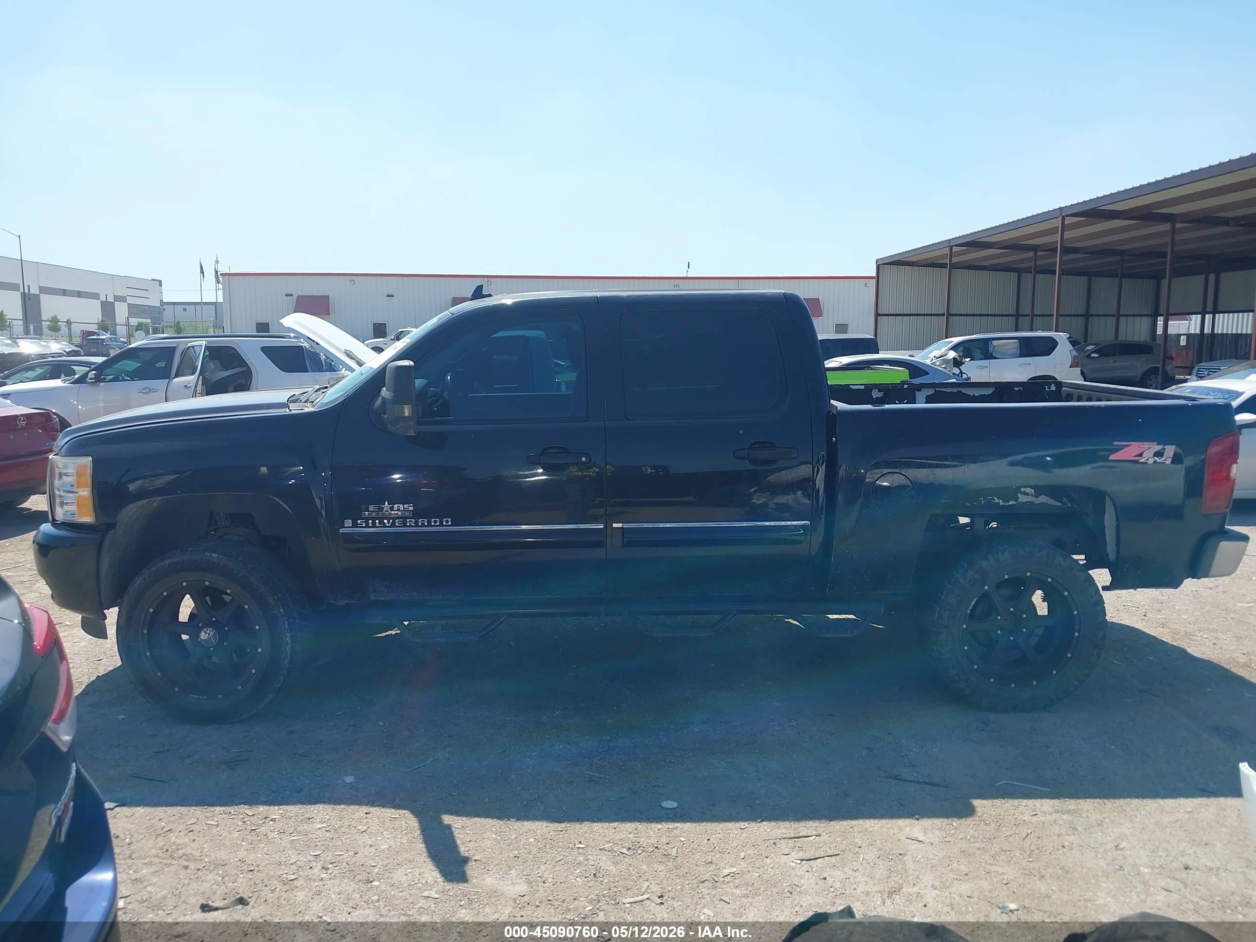 2008 Chevrolet Silverado 1500 Ltz Black vin: 3GCEK13J68G251526