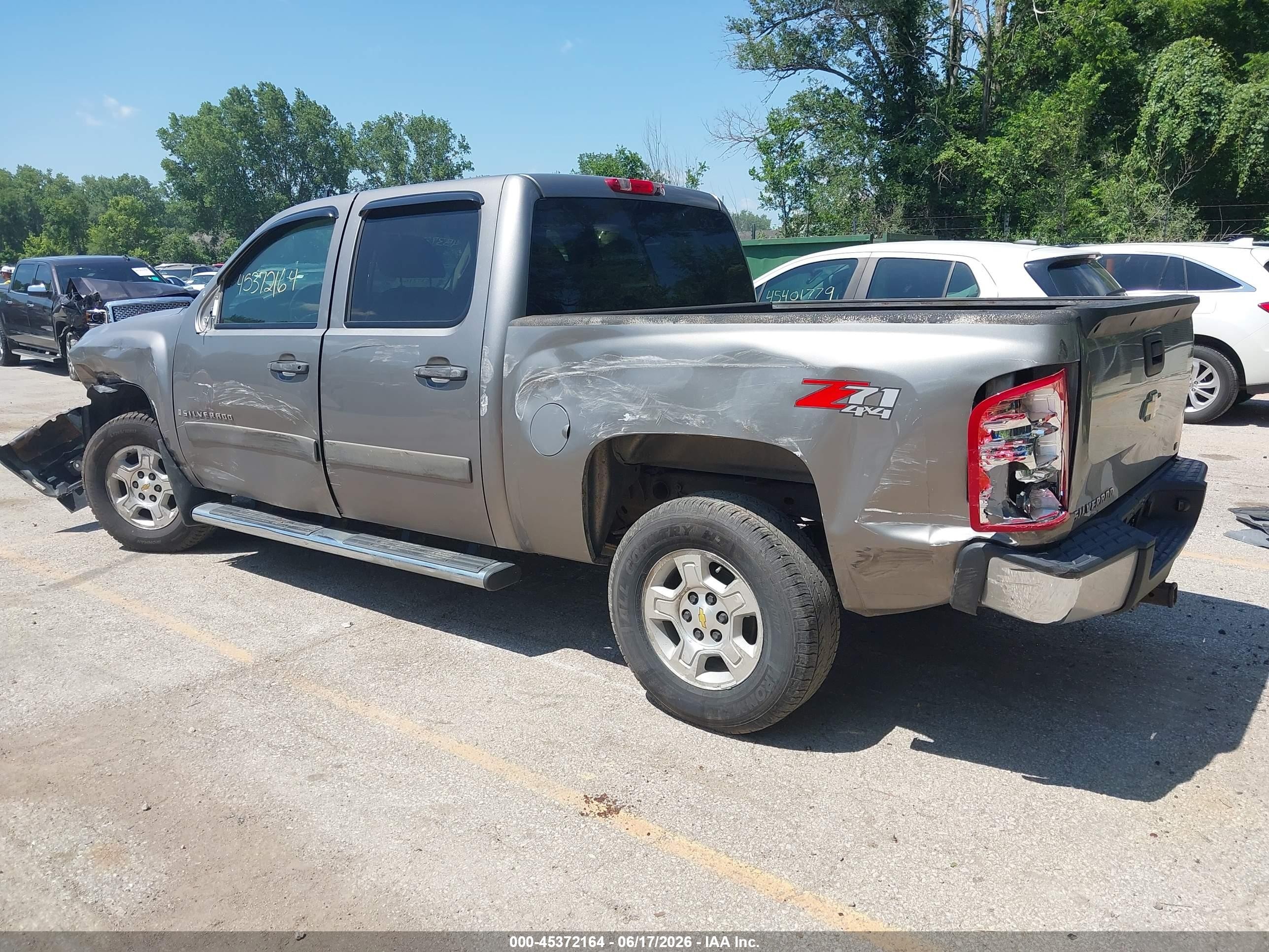 2008 Chevrolet Silverado 1500 Lt1 Gray vin: 3GCEK13J68G278841