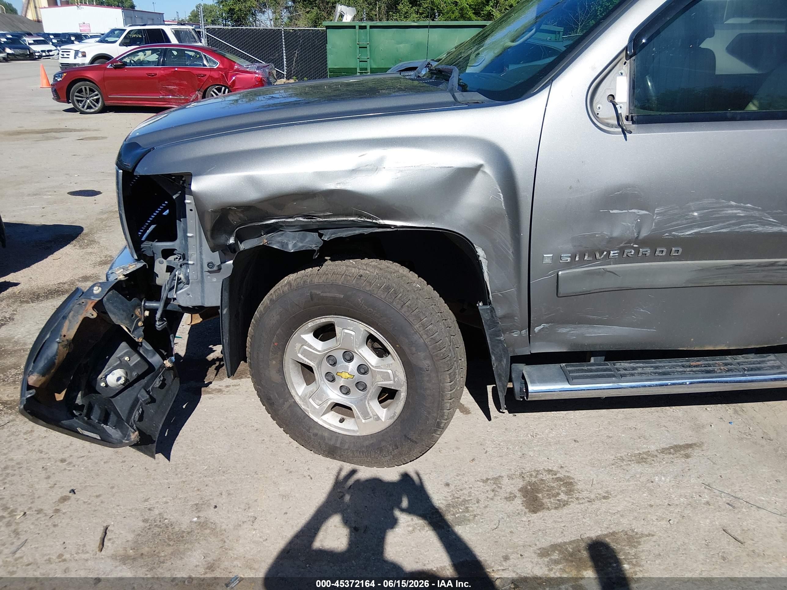 2008 Chevrolet Silverado 1500 Lt1 Gray vin: 3GCEK13J68G278841