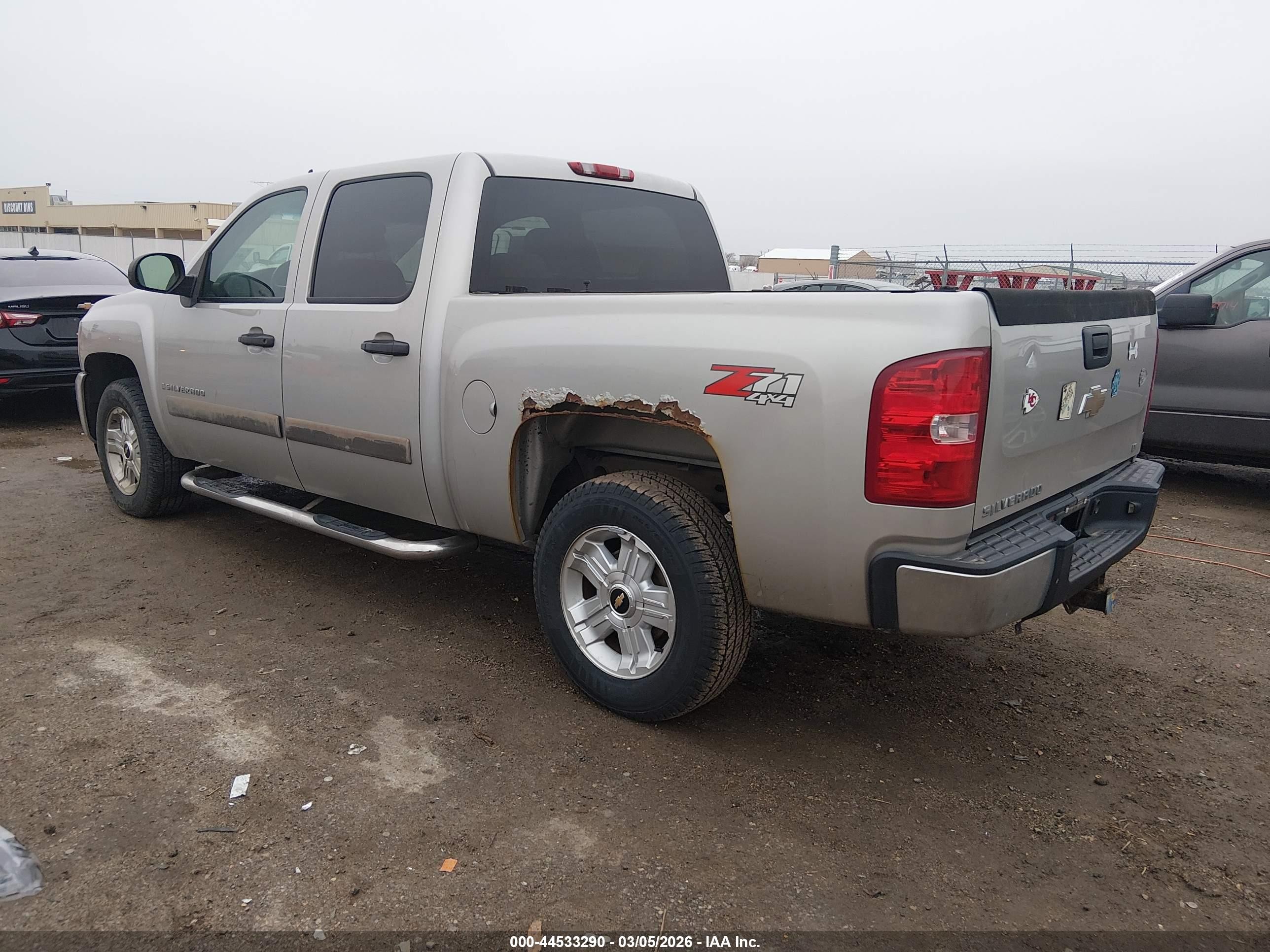 2008 Chevrolet Silverado 1500 Lt1 Gray vin: 3GCEK13J78G251695