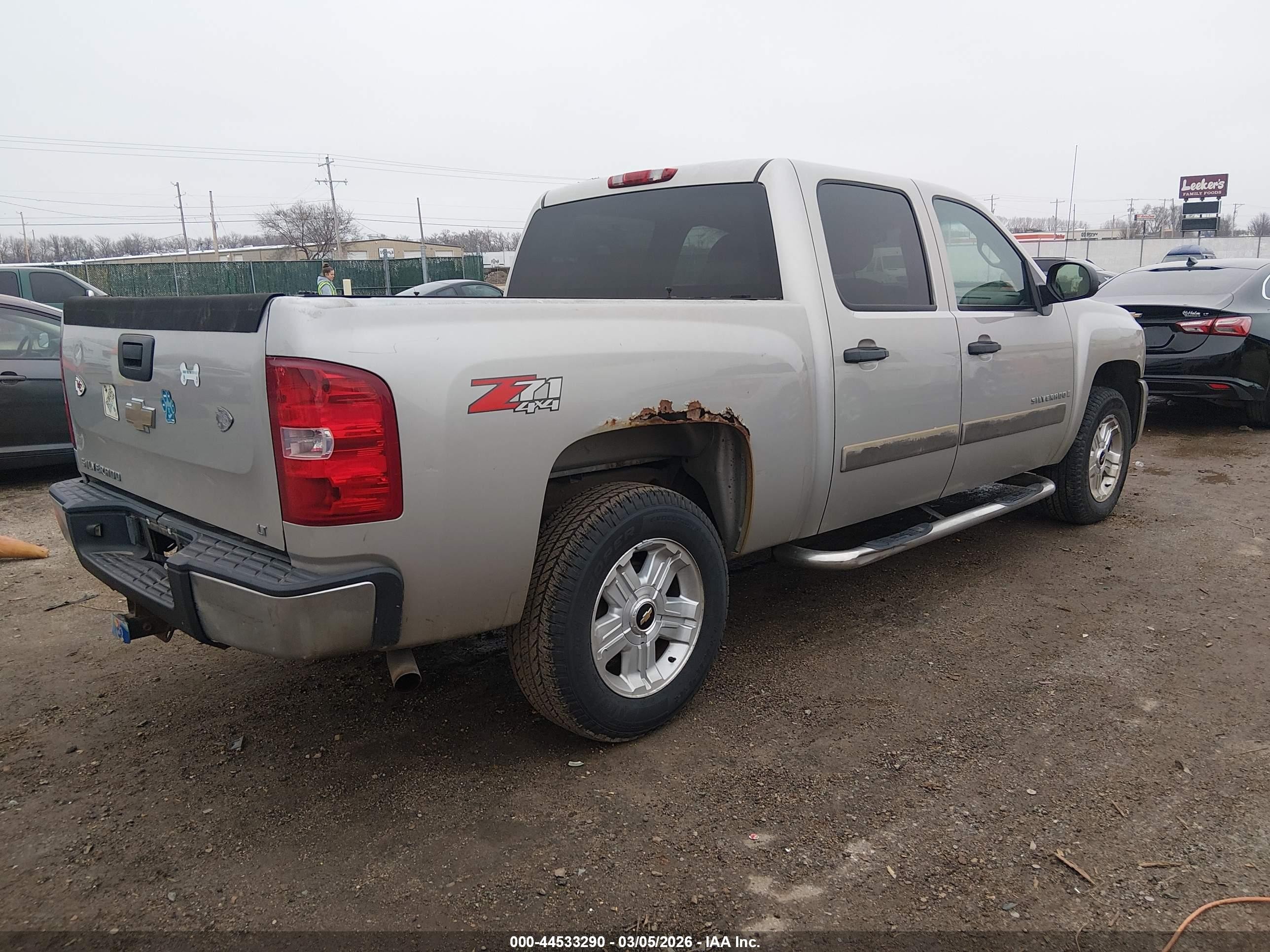 2008 Chevrolet Silverado 1500 Lt1 Gray vin: 3GCEK13J78G251695